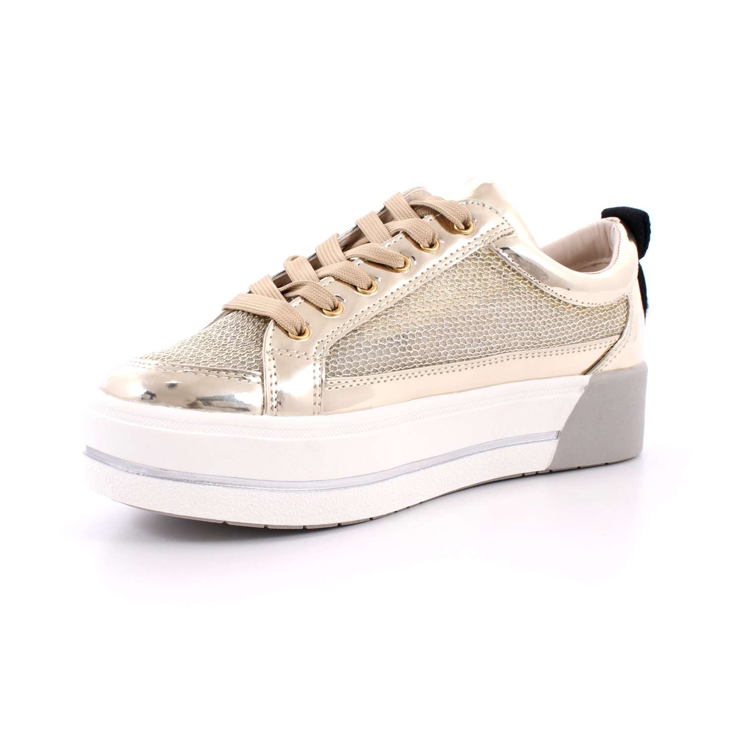 Scarpa Allacciata Xti Donna Oro Scarpa Allacciata Xti Donna Oro Scarpe 63 - 48025