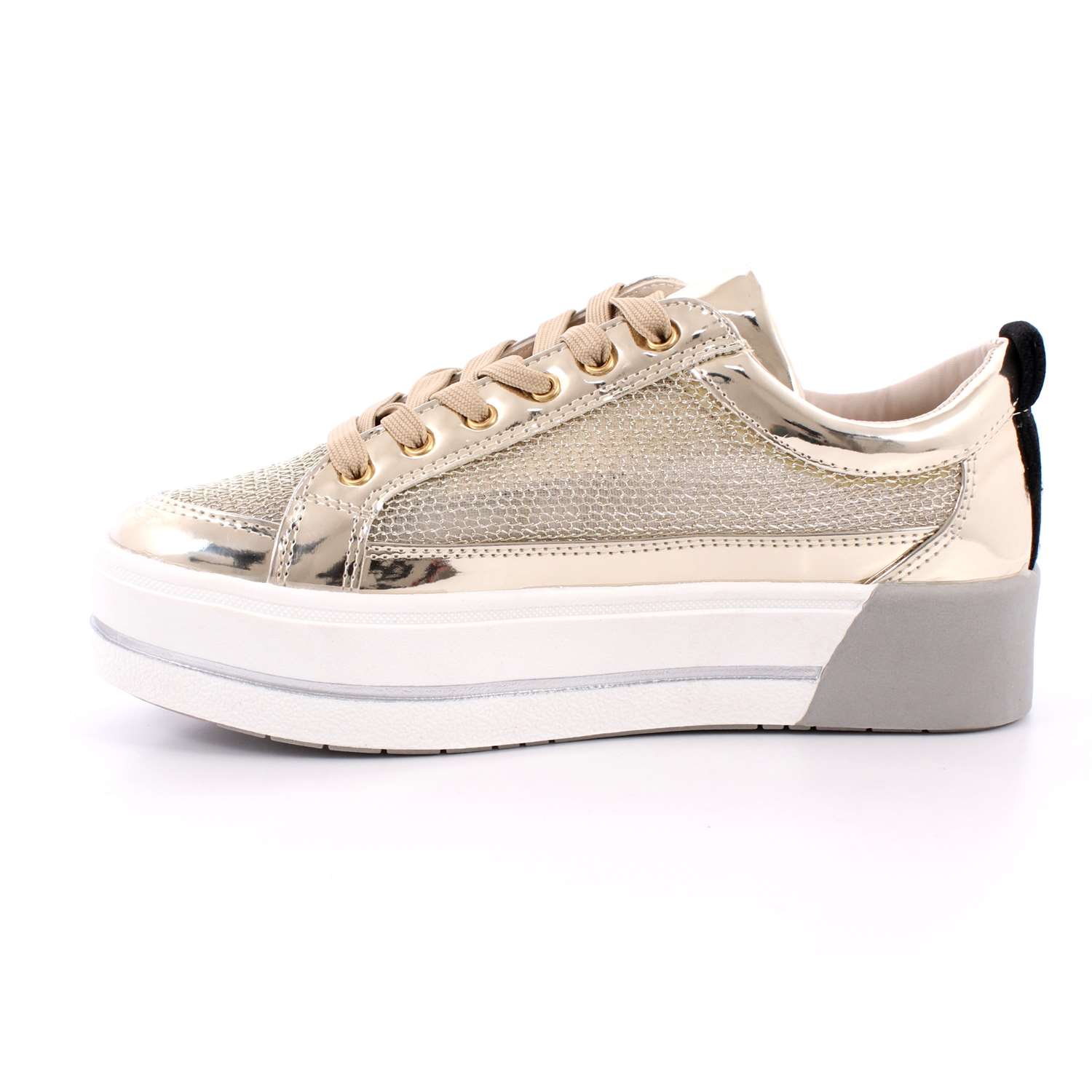 Scarpa Allacciata Xti Donna Oro Scarpa Allacciata Xti Donna Oro Scarpe 63 - 48025