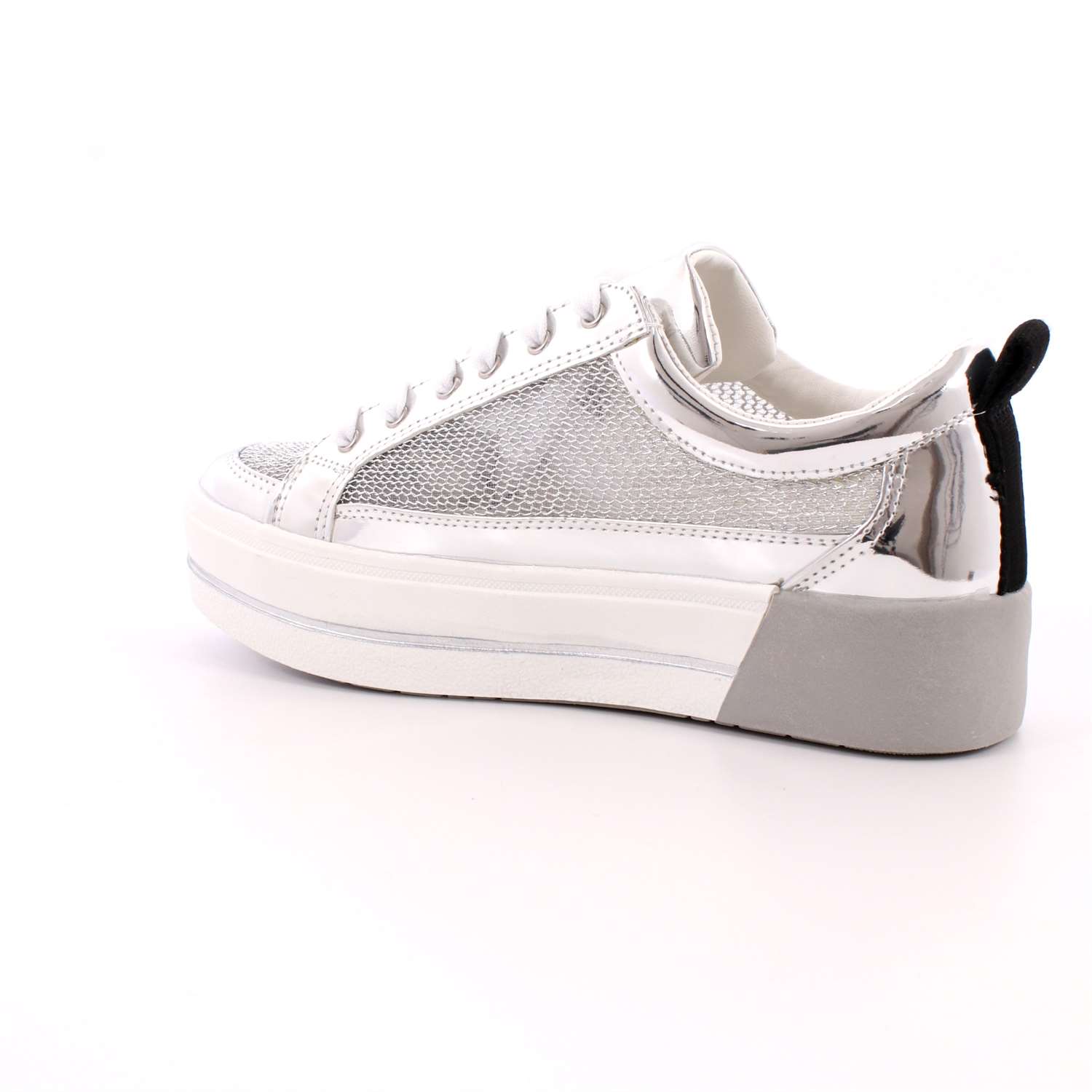 Scarpa Allacciata Xti Donna Argento Scarpa Allacciata Xti Donna Argento Scarpe 64 - 48025