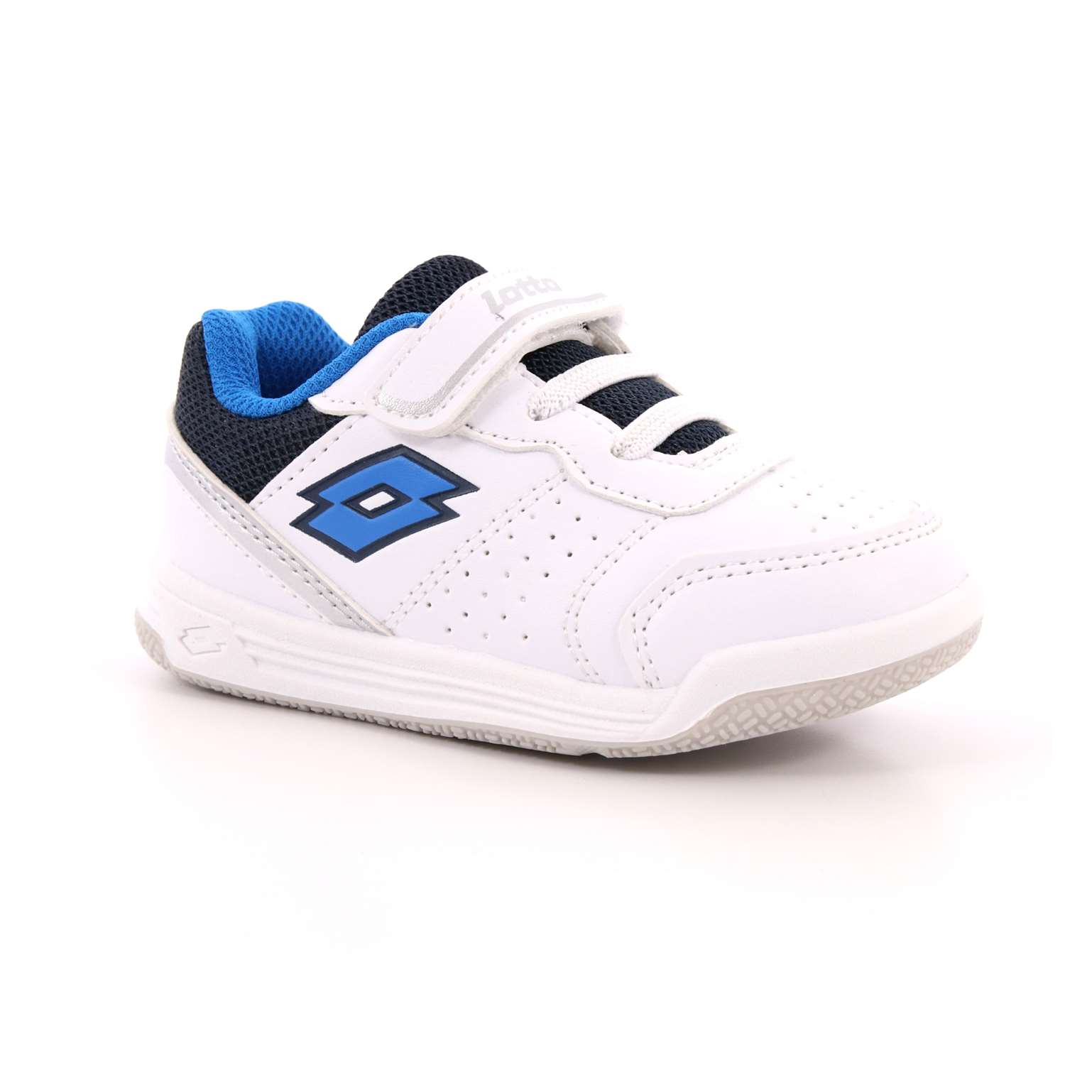 Scarpa Strappi + Elastico Lotto Bambino Bianco Scarpa Strappi + Elastico Lotto Bambino Bianco Scarpe 75 - T6755