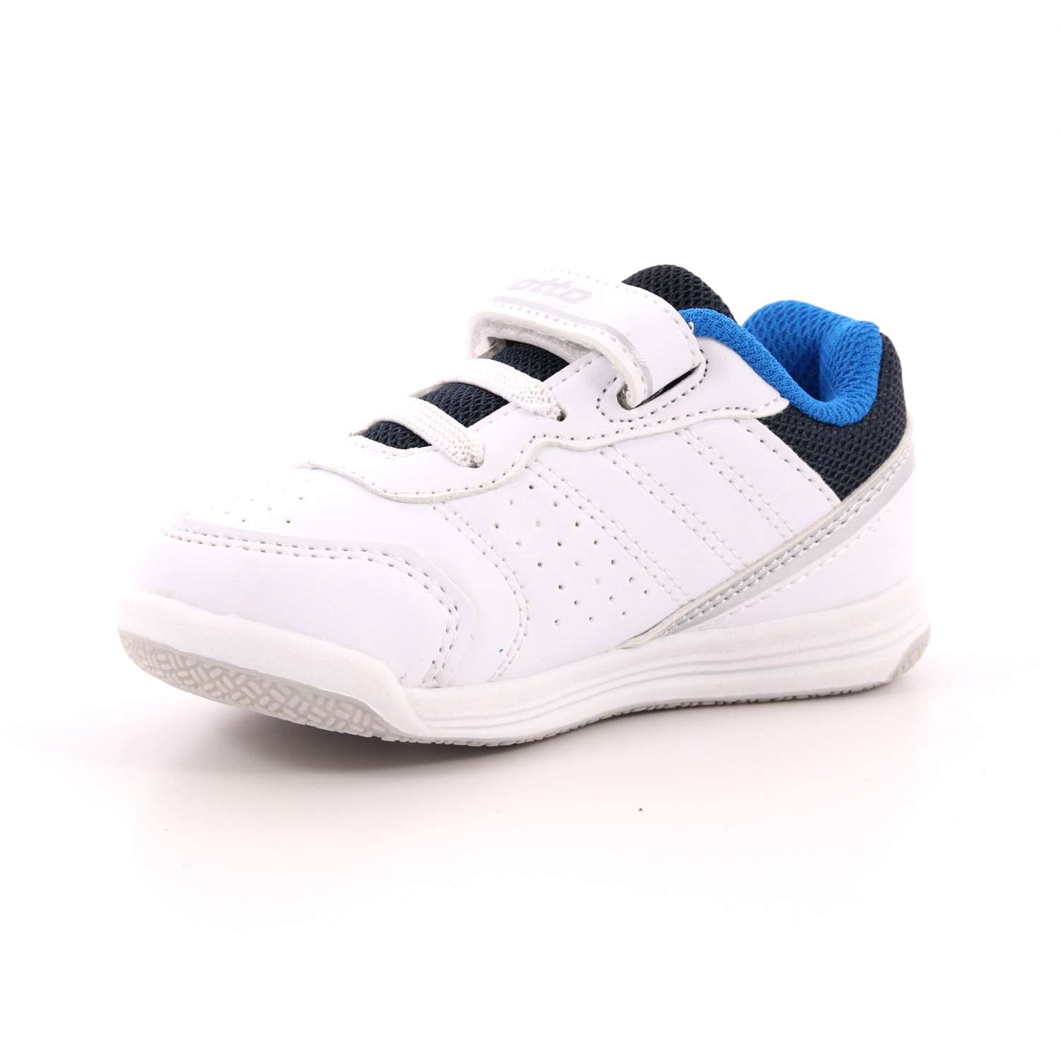 Scarpa Strappi + Elastico Lotto Bambino Bianco Scarpa Strappi + Elastico Lotto Bambino Bianco Scarpe 75 - T6755