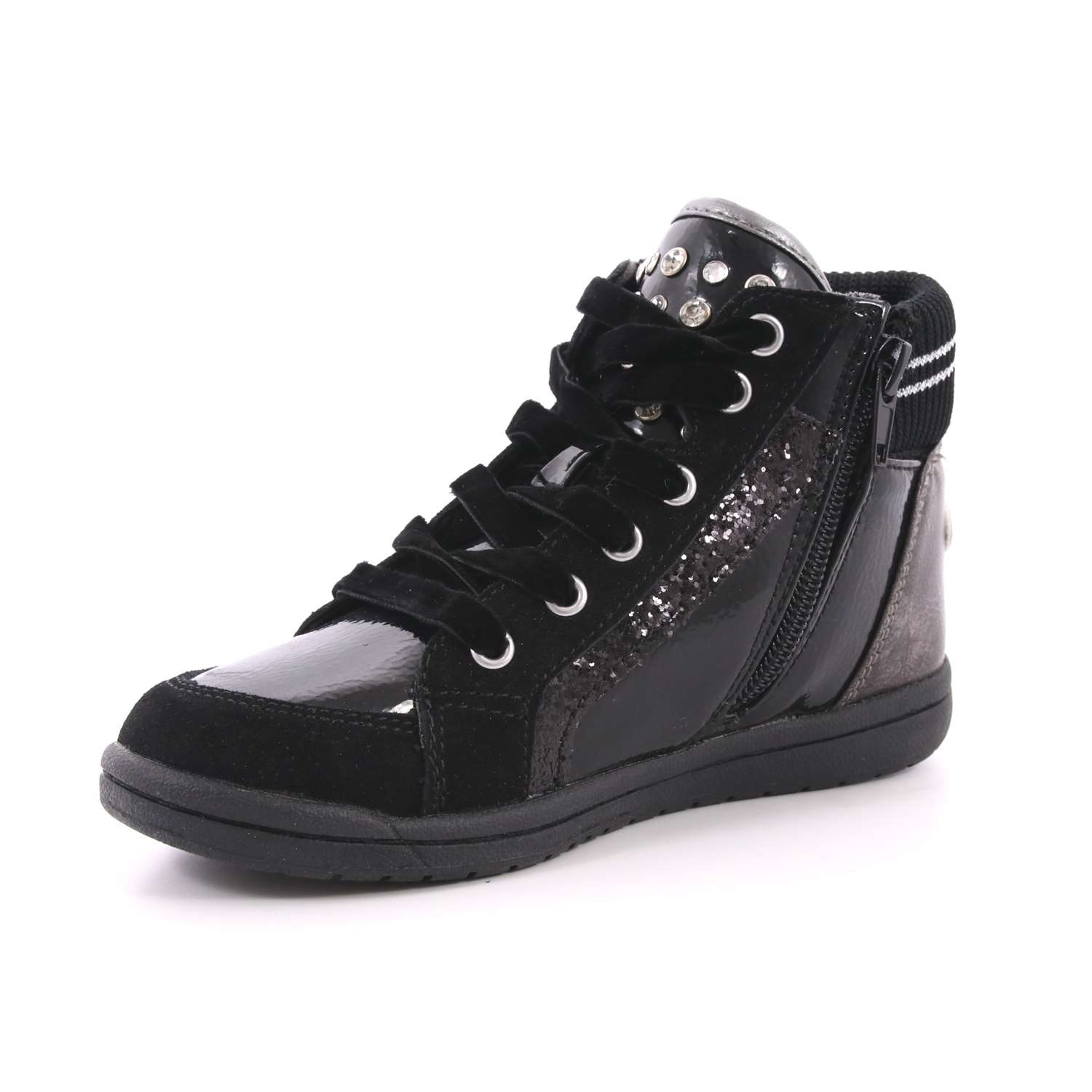 Scarpa Allacciata Lulu Bambina Nero Scarpa Allacciata Lulu Bambina Nero Scarpe 170 - LZ020055S