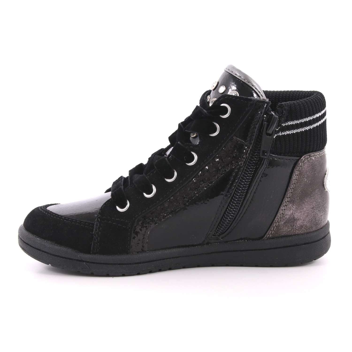 Scarpa Allacciata Lulu Bambina Nero Scarpa Allacciata Lulu Bambina Nero Scarpe 170 - LZ020055S