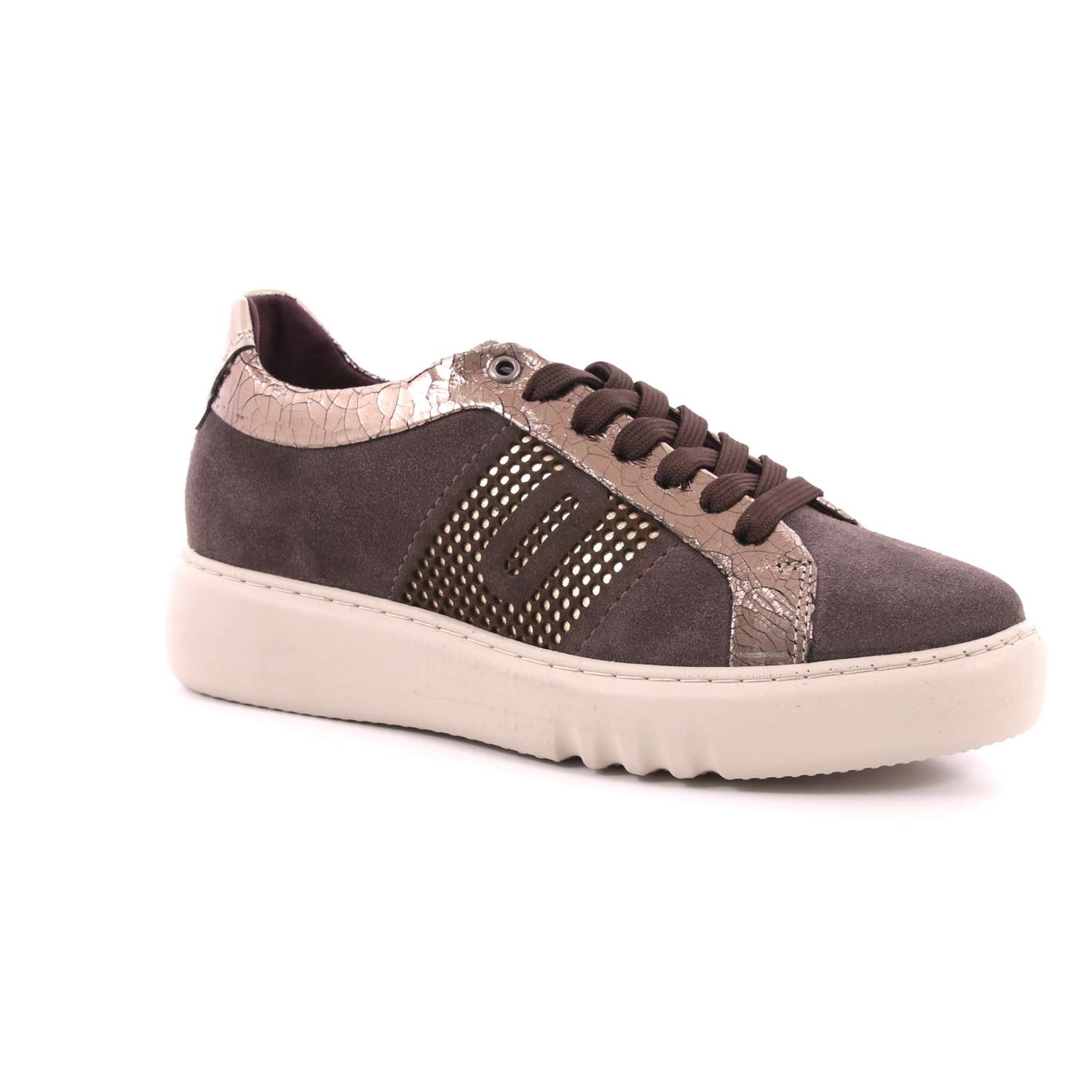 Scarpa Allacciata Impronte Donna Taupe Scarpa Allacciata Impronte Donna Taupe Scarpe 16 - IL182501