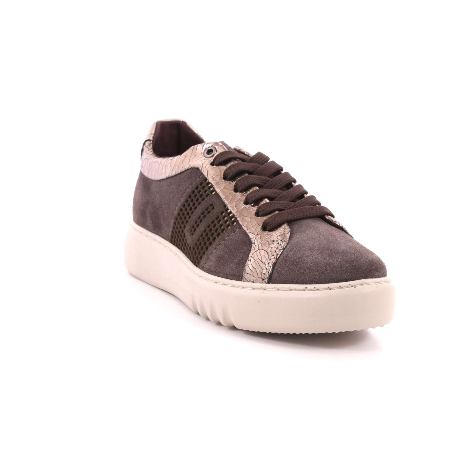 Scarpa Allacciata Impronte Donna Taupe Scarpa Allacciata Impronte Donna Taupe Scarpe 16 - IL182501
