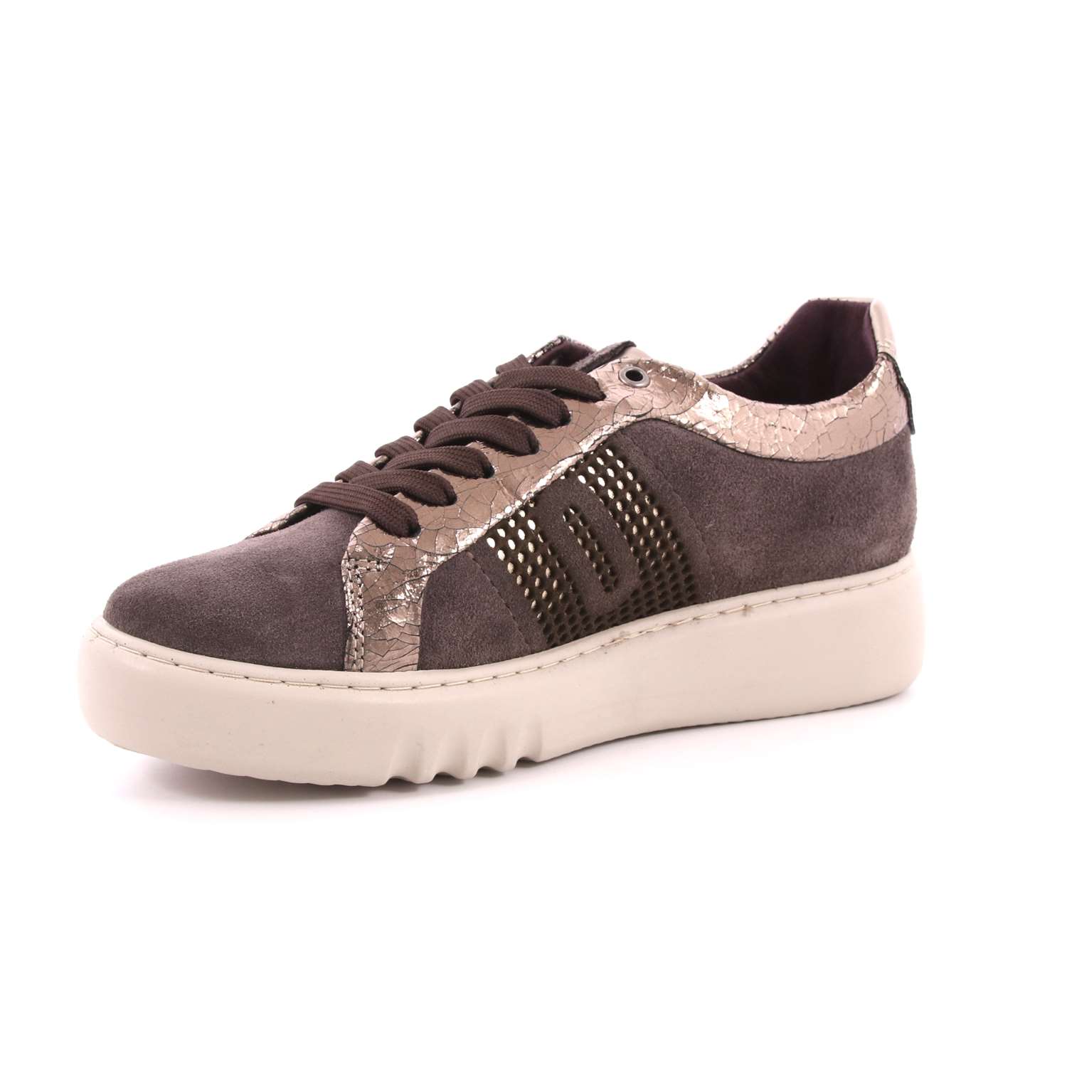 Scarpa Allacciata Impronte Donna Taupe Scarpa Allacciata Impronte Donna Taupe Scarpe 16 - IL182501