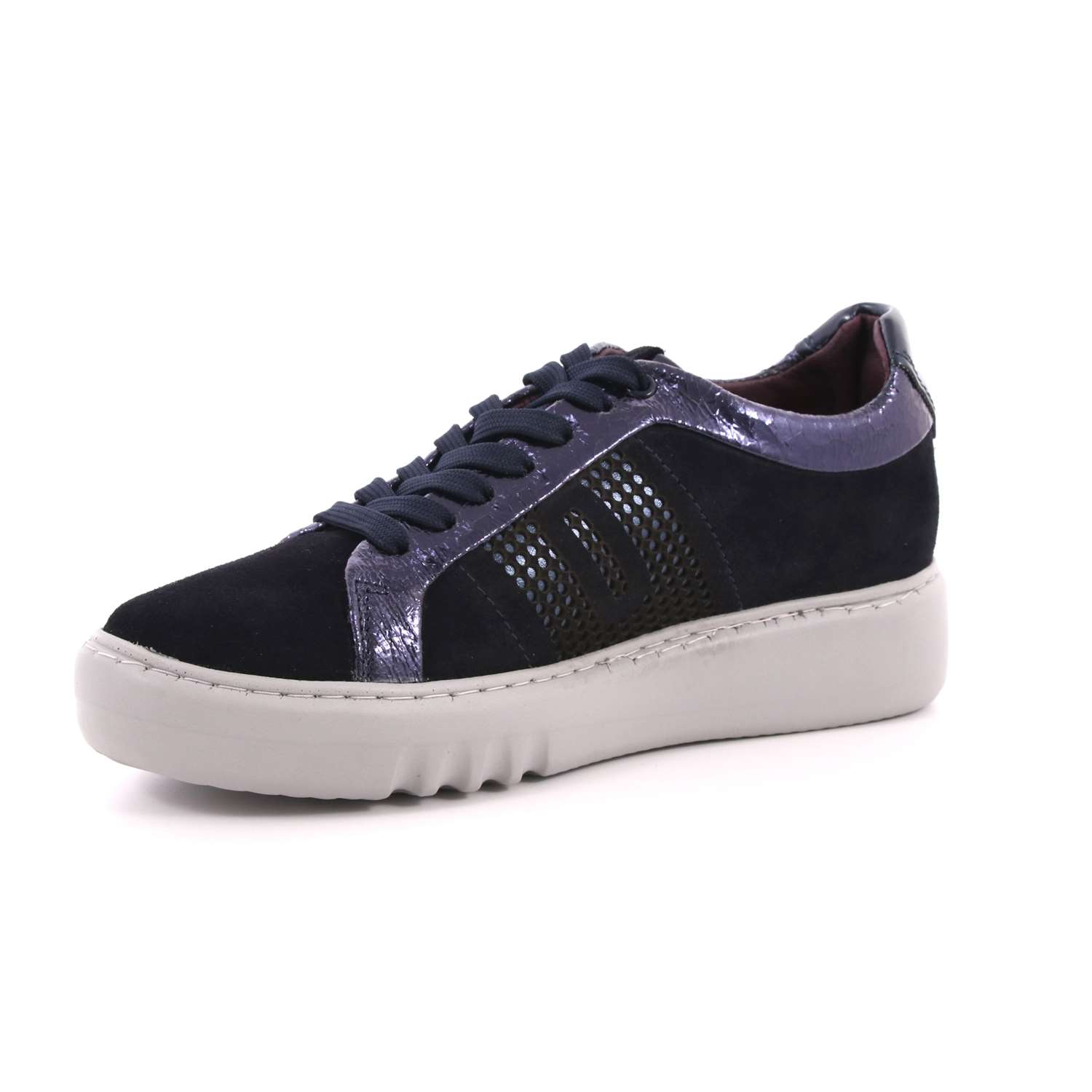 Scarpa Allacciata Impronte Donna Blu Scarpa Allacciata Impronte Donna Blu Scarpe 17 - IL182501