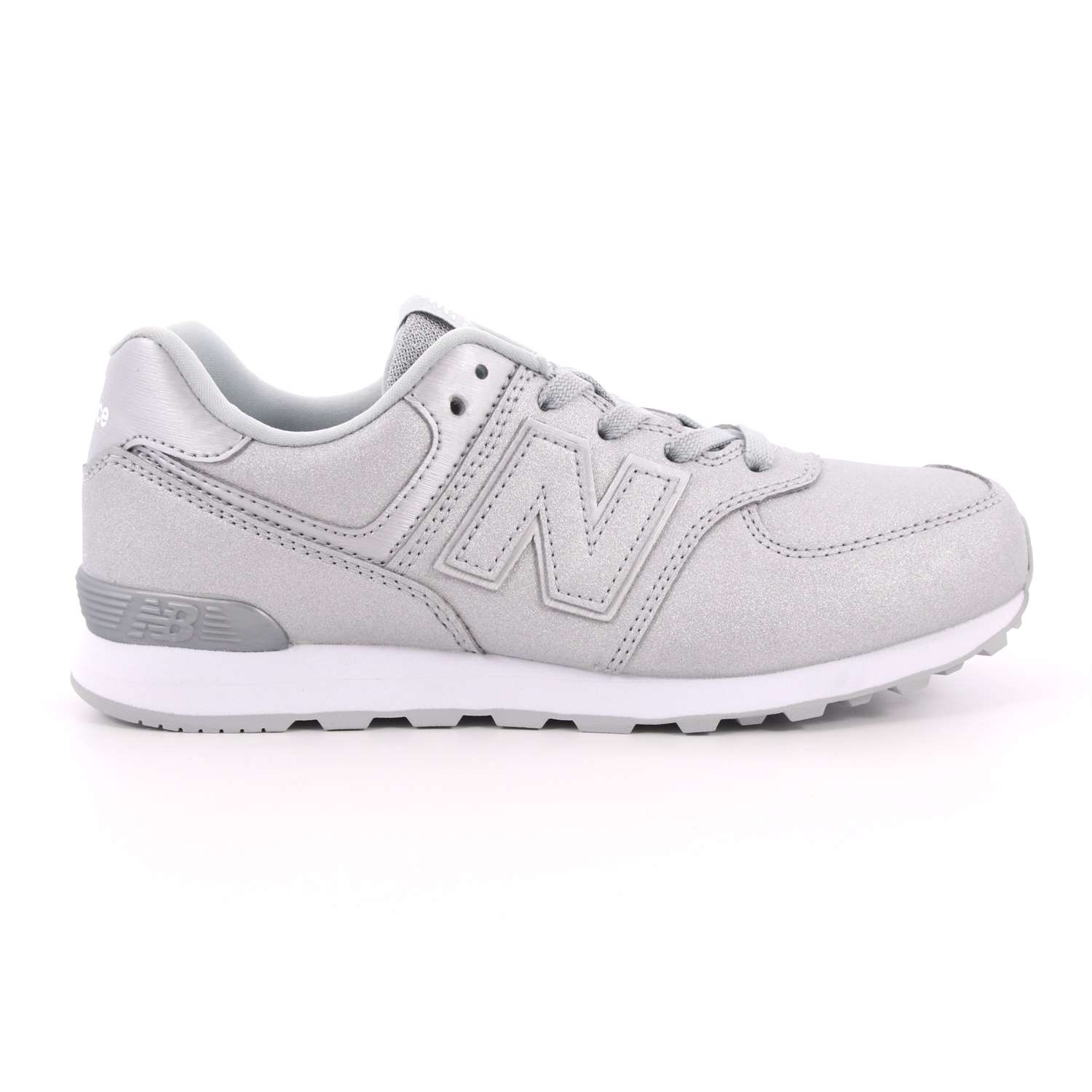 Scarpa Allacciata New Balance Bambina Argento Scarpa Allacciata New Balance Bambina Argento Scarpe 166 - NBGC574KS