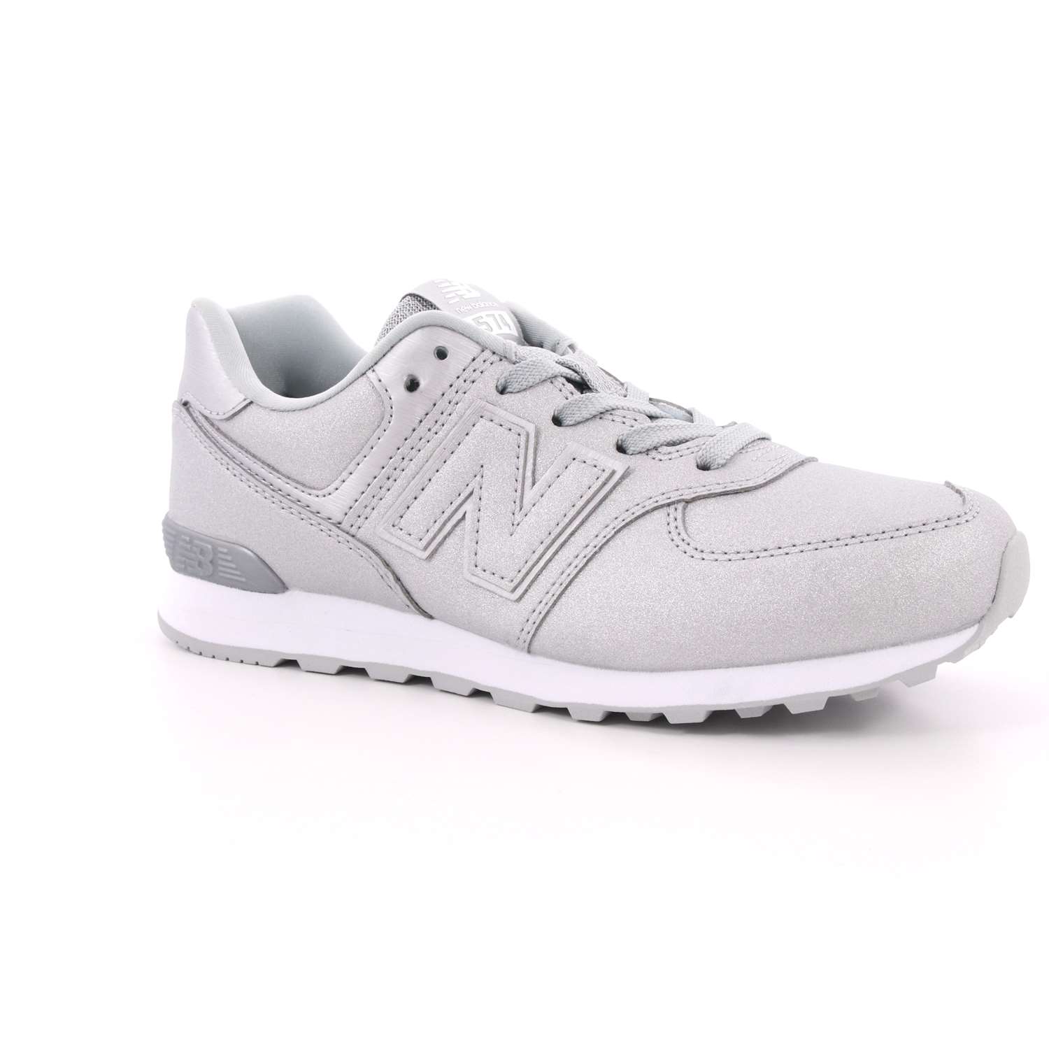 Scarpa Allacciata New Balance Bambina Argento Scarpa Allacciata New Balance Bambina Argento Scarpe 166 - NBGC574KS