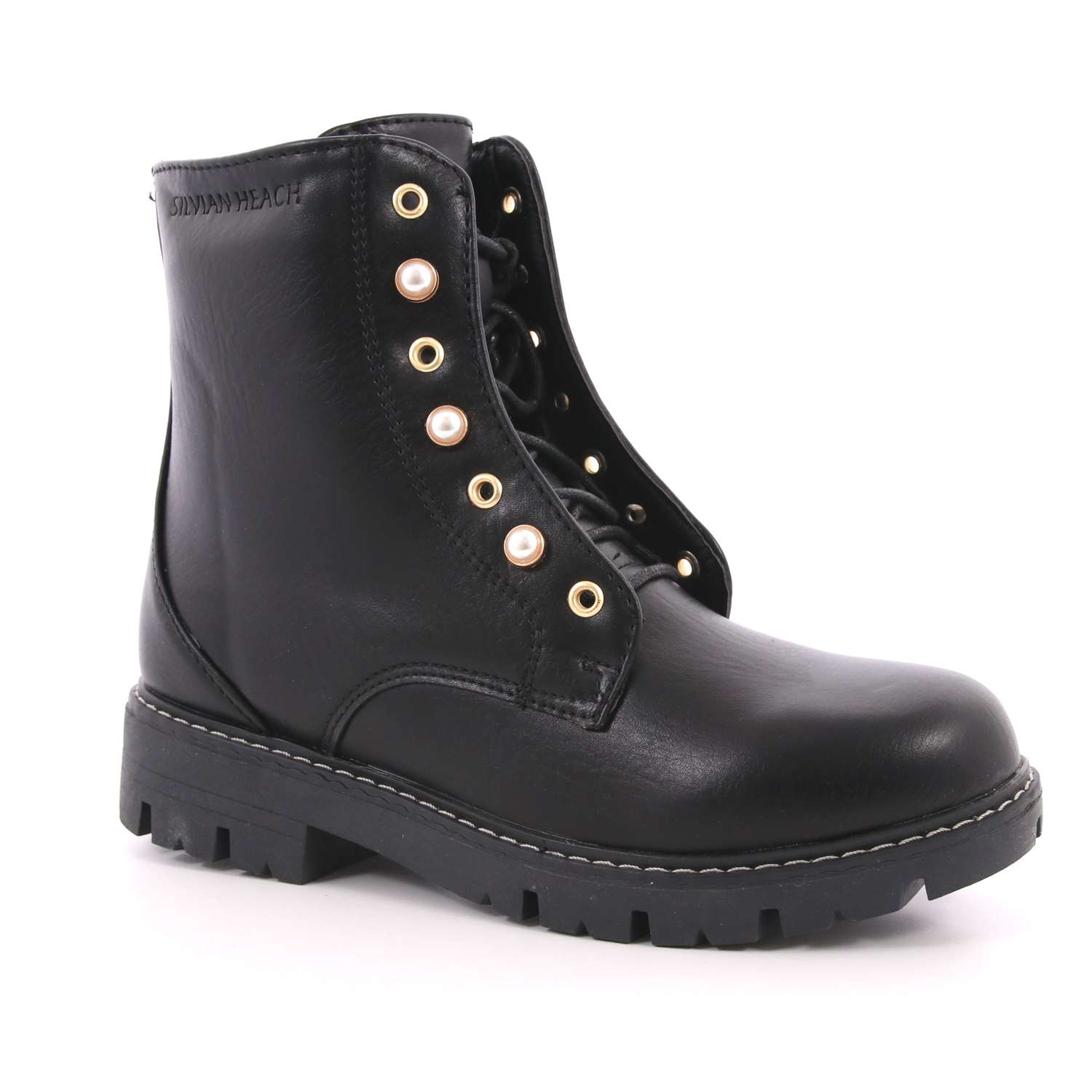 Anfibio Silvian Heach Bambina Nero Anfibio Silvian Heach Bambina Nero Scarpe 3 - SHW18A9