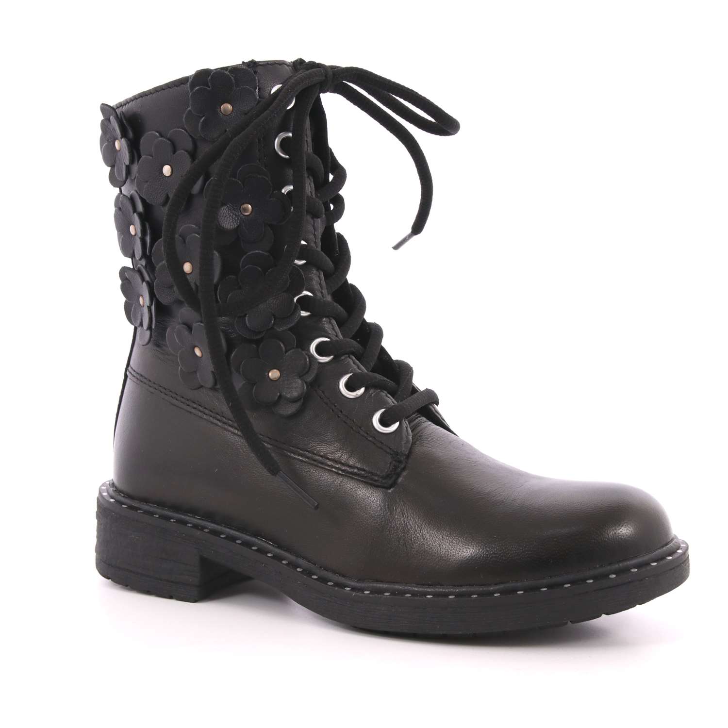 Anfibio Via 51 Bambina Nero Anfibio Via 51 Bambina Nero Scarpe 11 - BEKY 52