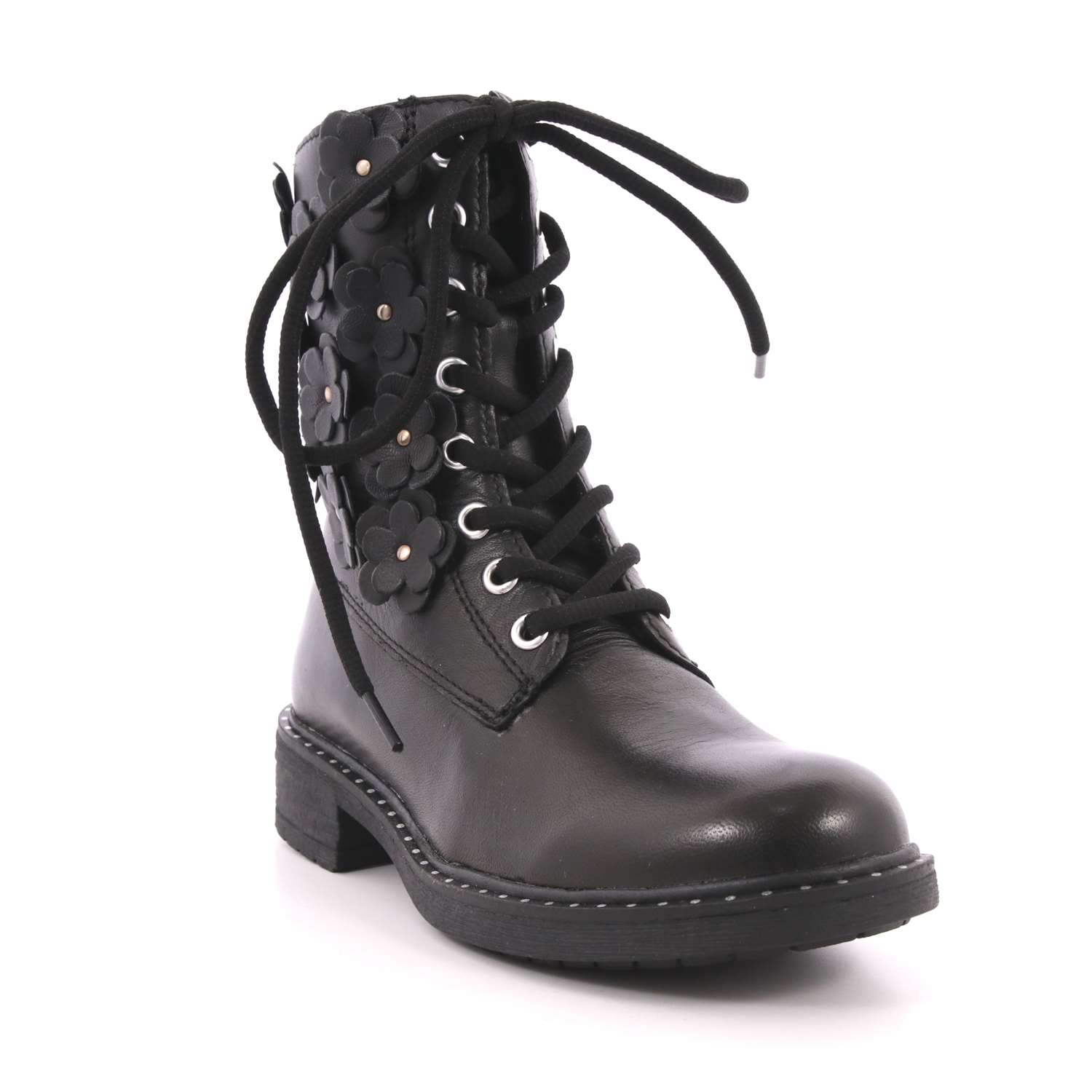 Anfibio Via 51 Bambina Nero Anfibio Via 51 Bambina Nero Scarpe 11 - BEKY 52