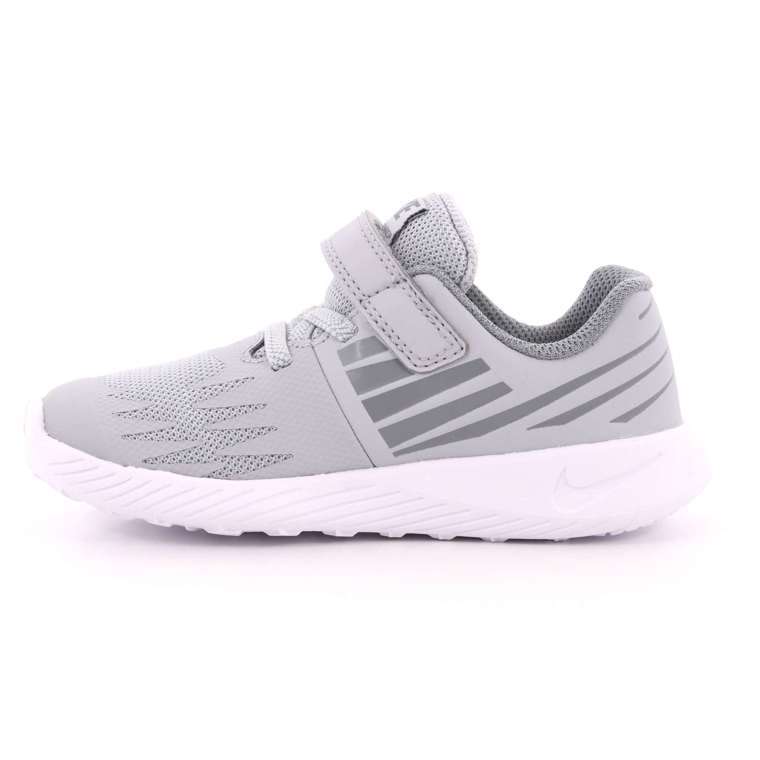 Scarpa Strappi + Elastico Nike Bambino Grigio Scarpa Strappi + Elastico Nike Bambino Grigio Scarpe 534 - 907255 008