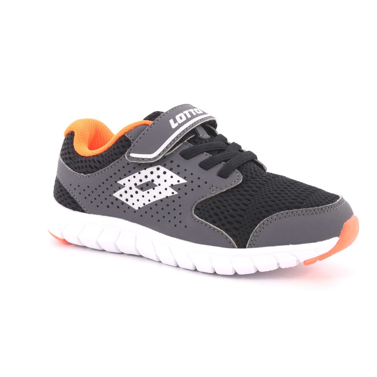 Scarpa Strappi + Elastico Lotto Bambino Nero Scarpa Strappi + Elastico Lotto Bambino Nero Scarpe 95 - 210683