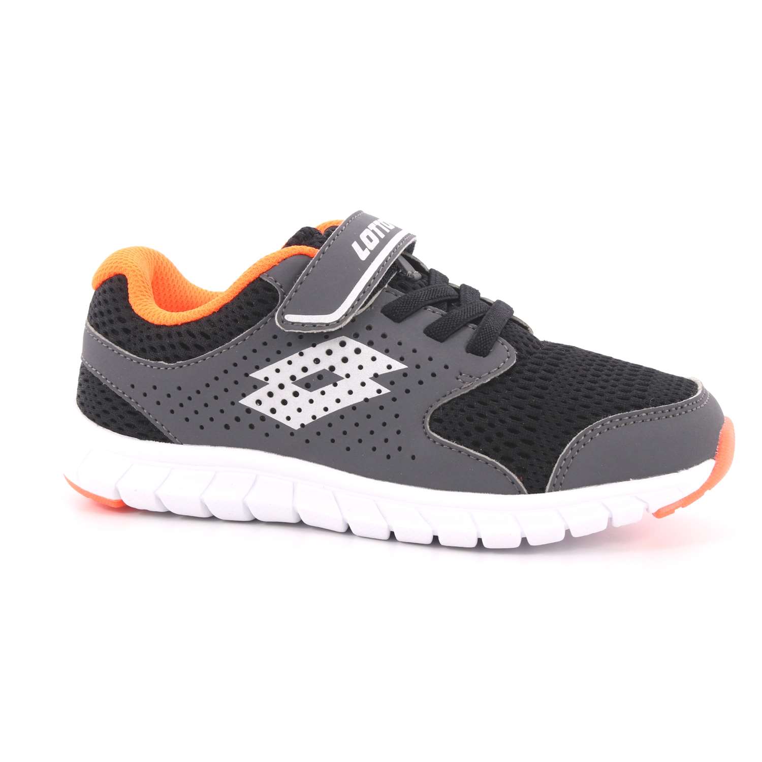Scarpa Strappi + Elastico Lotto Bambino Nero Scarpa Strappi + Elastico Lotto Bambino Nero Scarpe 95 - 210683