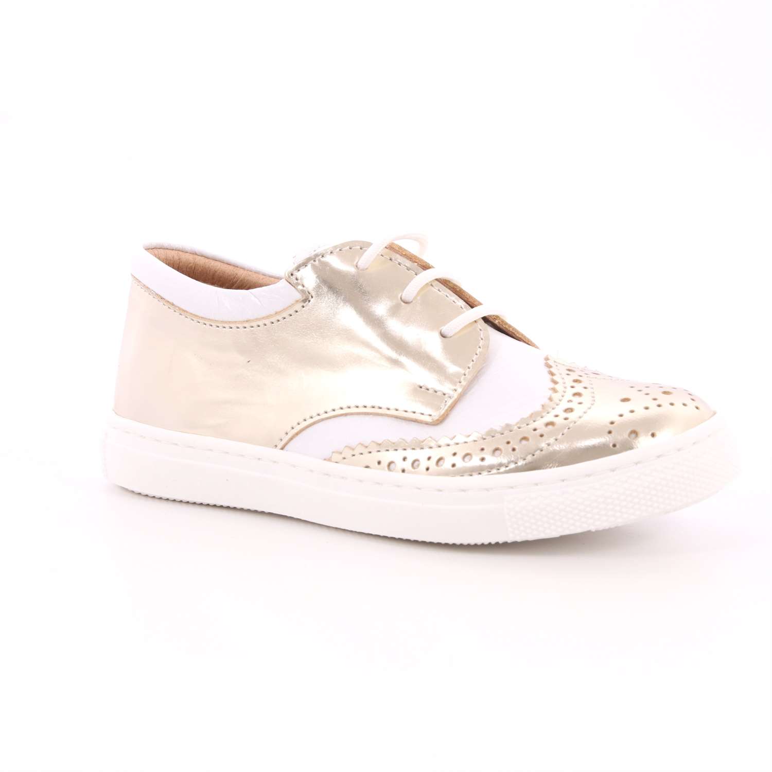 Francesina Gorgino Bambina Bianco Francesina Gorgino Bambina Bianco Scarpe 6 - P1004-2