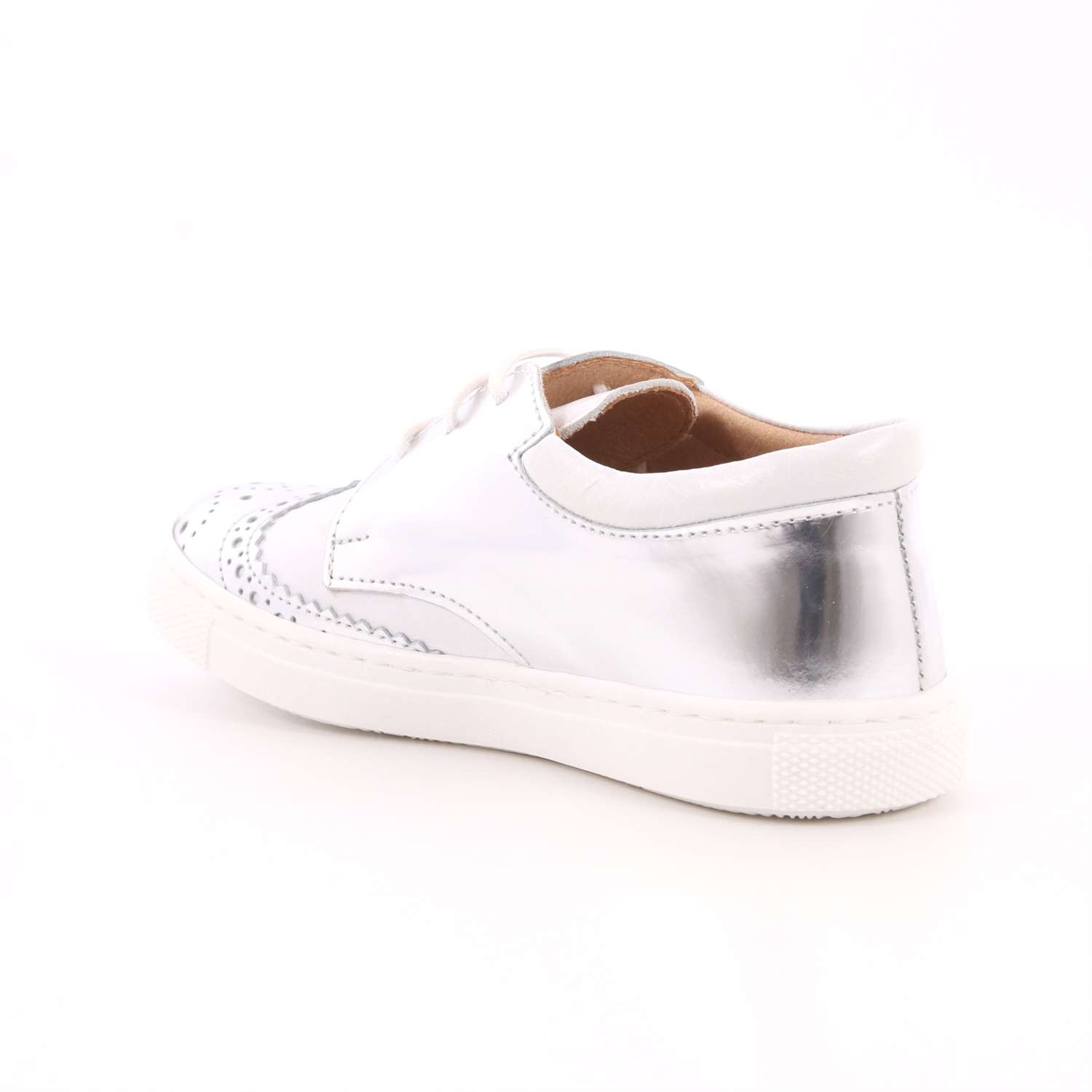 Francesina Gorgino Bambina Bianco Francesina Gorgino Bambina Bianco Scarpe 7 - P1004-1