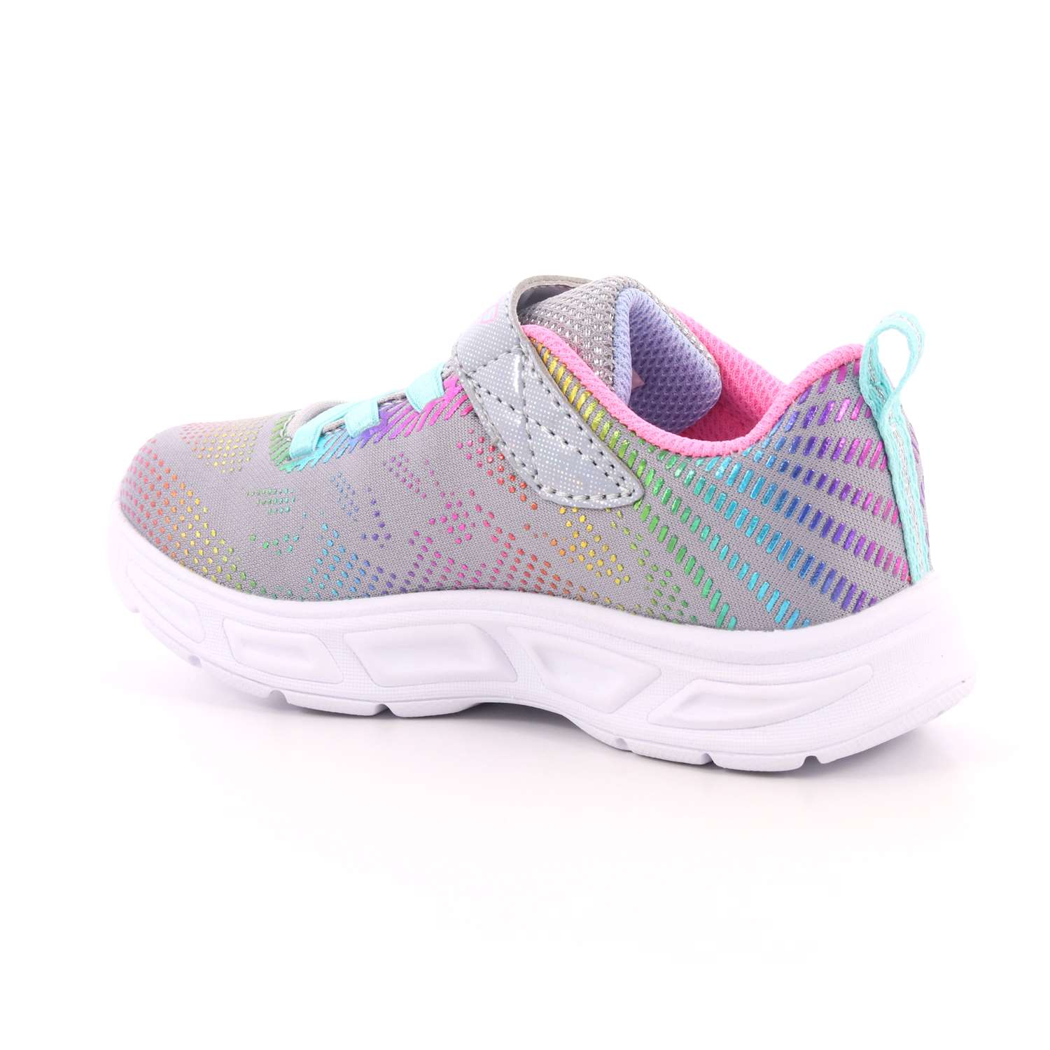 Scarpa Strappi + Elastico Skechers Bambina Grigio Scarpa Strappi + Elastico Skechers Bambina Grigio Scarpe 66 - 10959N