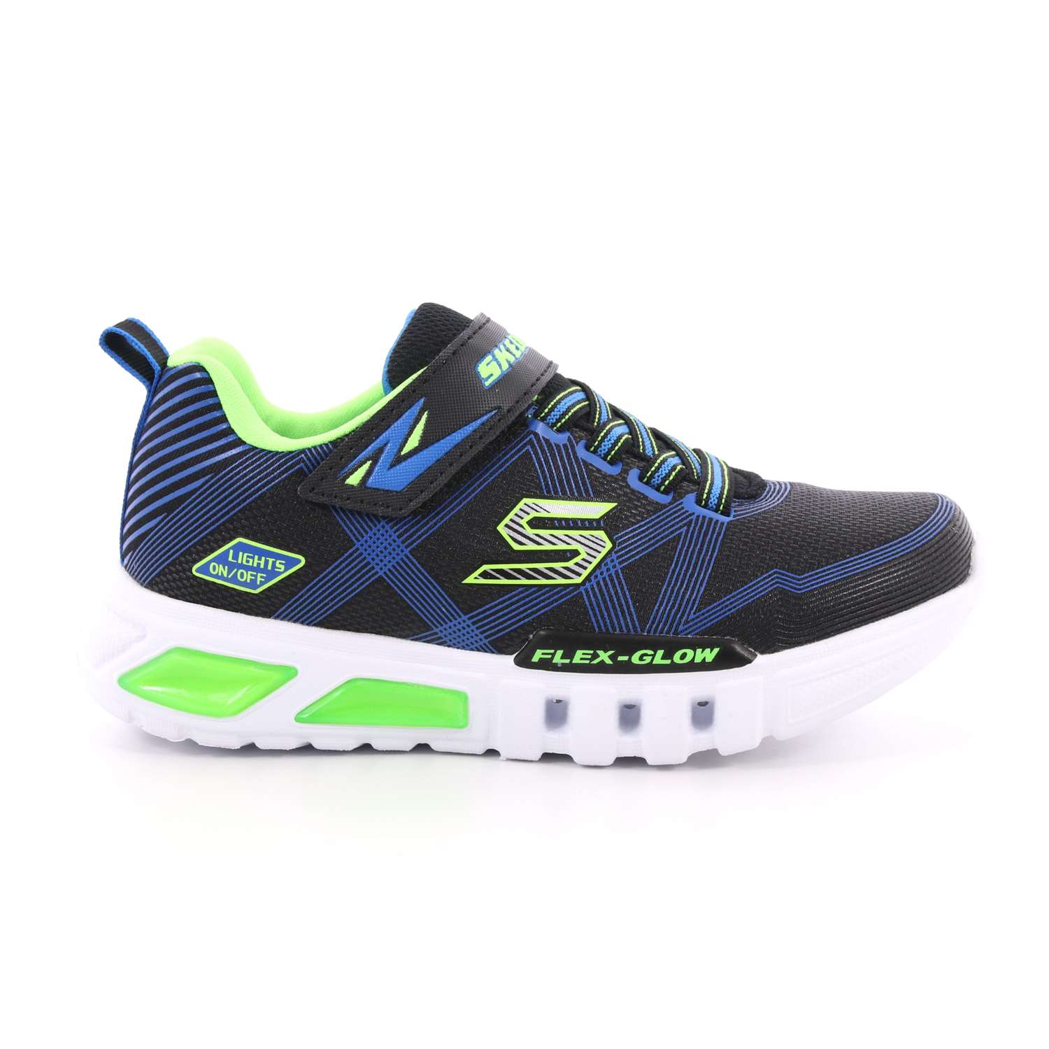 Scarpa Strappi + Elastico Skechers Bambino Blu Scarpa Strappi + Elastico Skechers Bambino Blu Scarpe 68 - 90542L