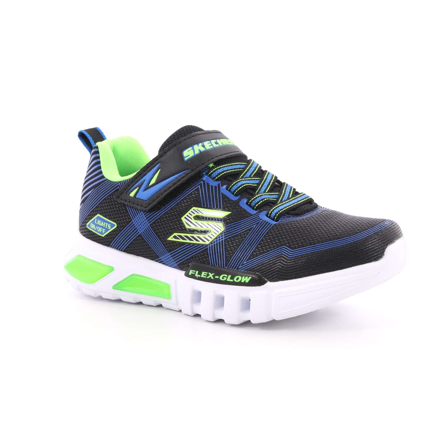 Scarpa Strappi + Elastico Skechers Bambino Blu Scarpa Strappi + Elastico Skechers Bambino Blu Scarpe 68 - 90542L
