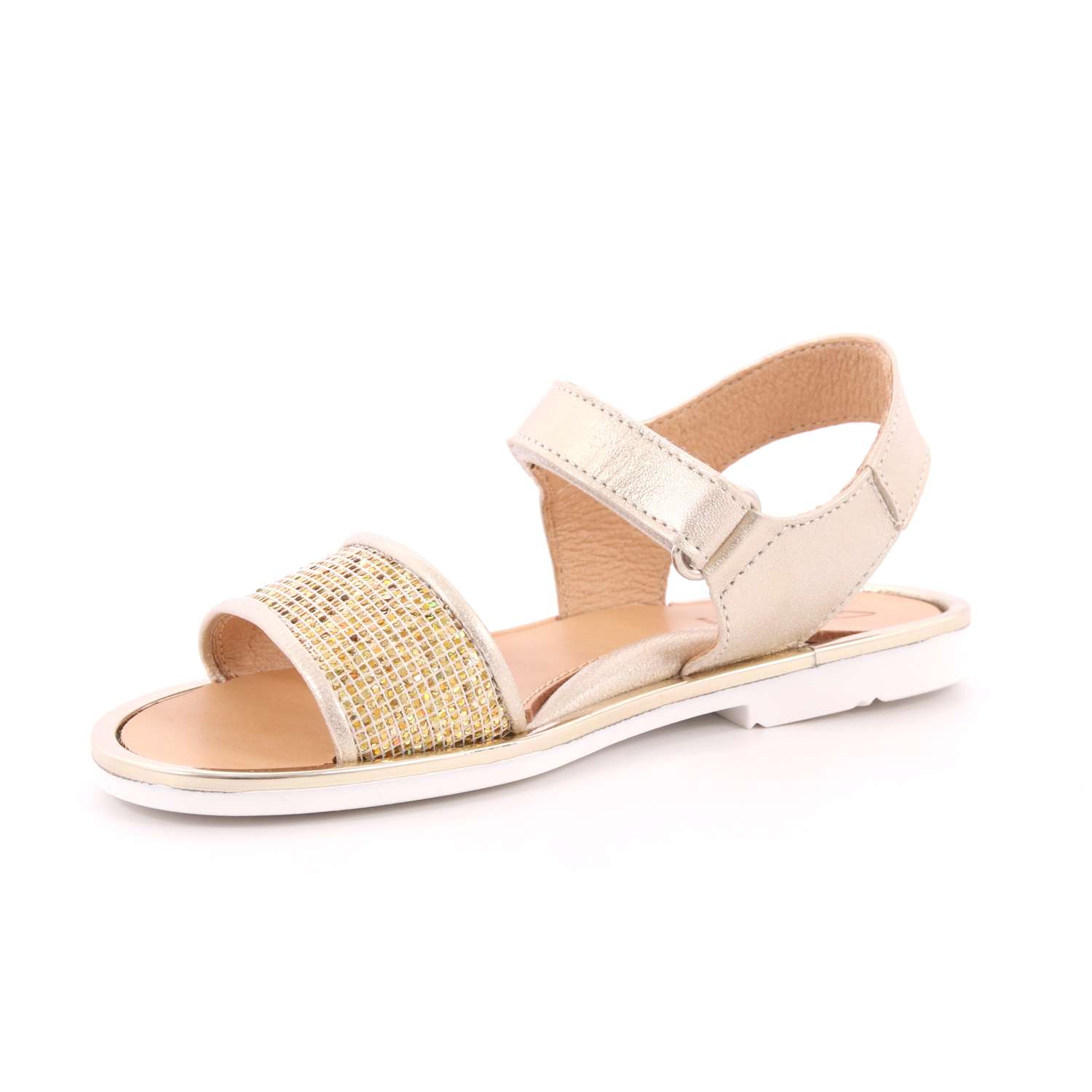 Sandalo Gorgino Bambina Oro Sandalo Gorgino Bambina Oro Scarpe 10 - P3002-1