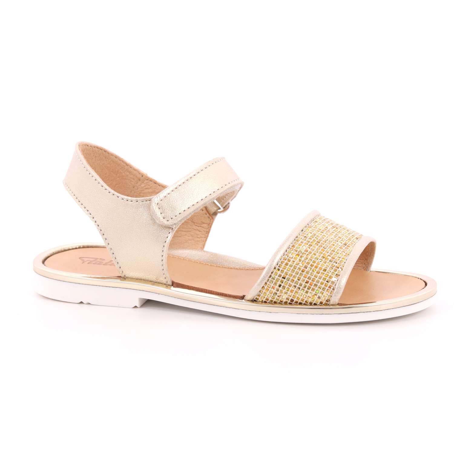 Sandalo Gorgino Bambina Oro Sandalo Gorgino Bambina Oro Scarpe 10 - P3002-1