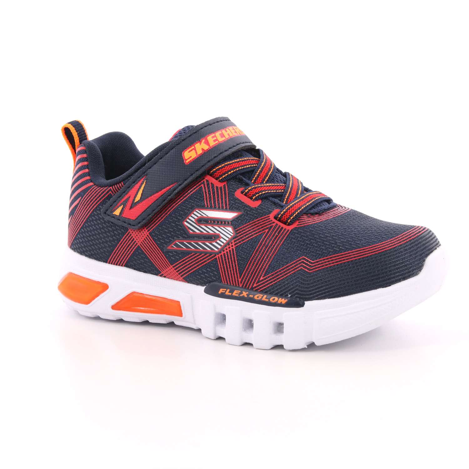 Scarpa Strappi + Elastico Skechers Bambino Blu Scarpa Strappi + Elastico Skechers Bambino Blu Scarpe 75 - 90542N