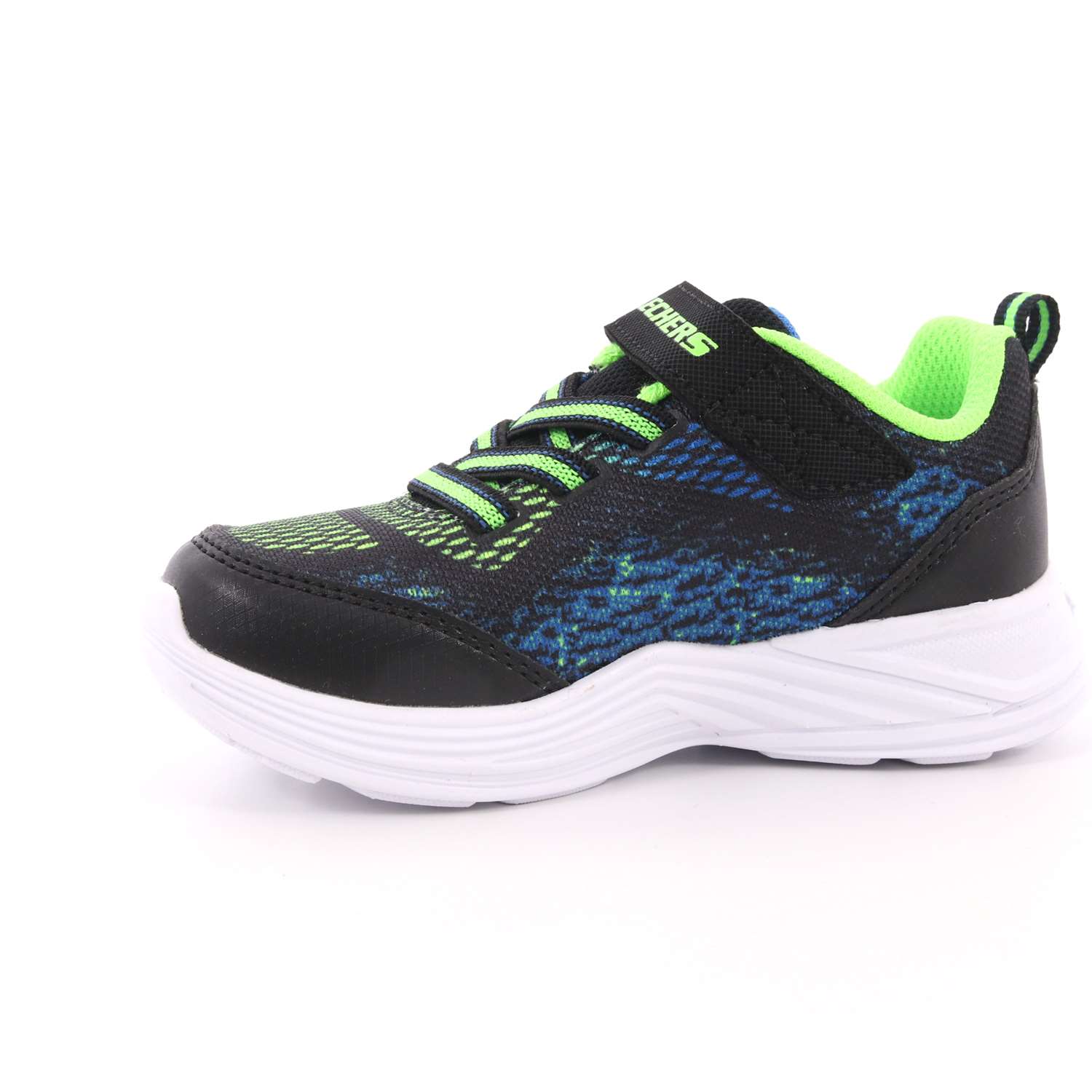 Scarpa Strappi + Elastico Skechers Bambino Nero Scarpa Strappi + Elastico Skechers Bambino Nero Scarpe 77 - 90563N