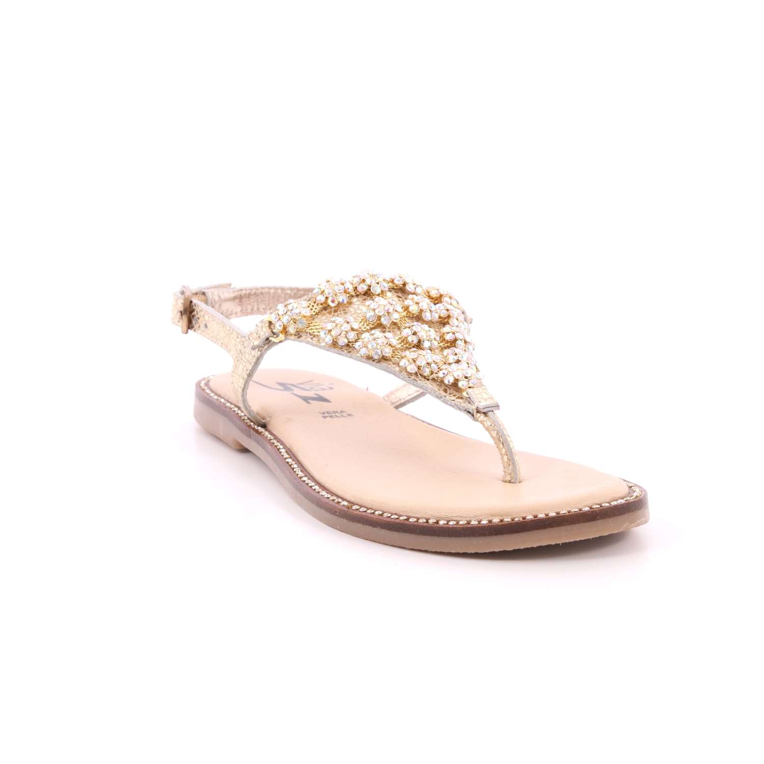Sandalo Via 51 Bambina Platino Sandalo Via 51 Bambina Platino Scarpe 19 - NOEMI 1