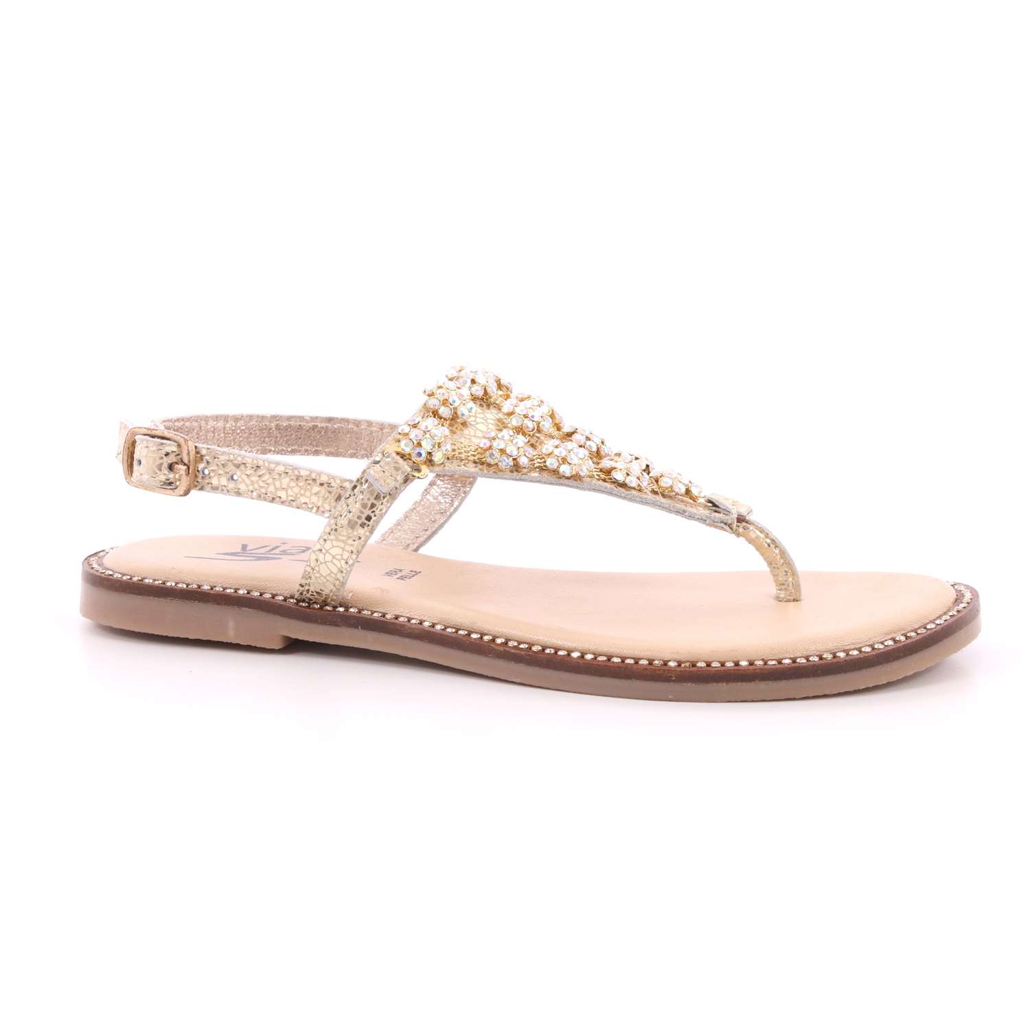 Sandalo Via 51 Bambina Platino Sandalo Via 51 Bambina Platino Scarpe 19 - NOEMI 1