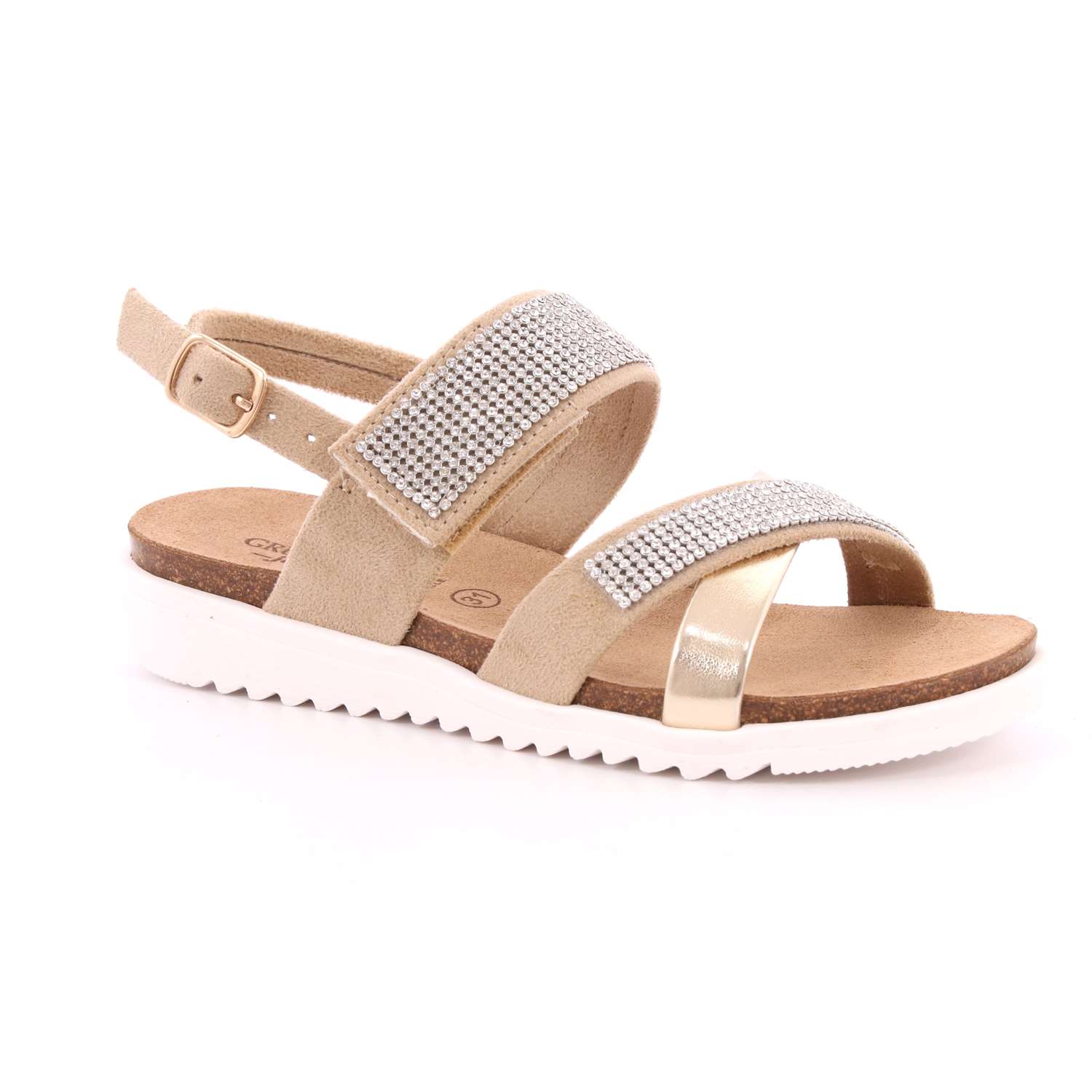 Sandalo Grunland Bambina Platino Sandalo Grunland Bambina Platino Scarpe 336 - SB1230
