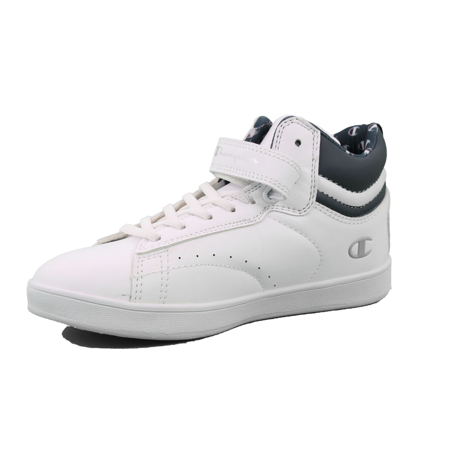 Scarpa Strappi + Elastico Champion Bambino Bianco Scarpa Strappi + Elastico Champion Bambino Bianco Scarpe 509 - S31732-F19