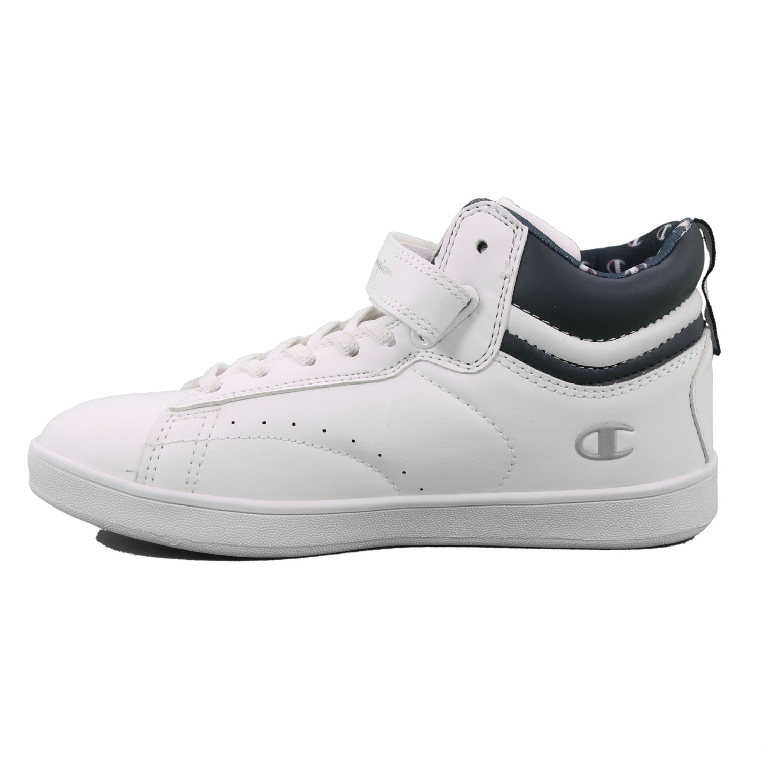 Scarpa Strappi + Elastico Champion Bambino Bianco Scarpa Strappi + Elastico Champion Bambino Bianco Scarpe 509 - S31732-F19