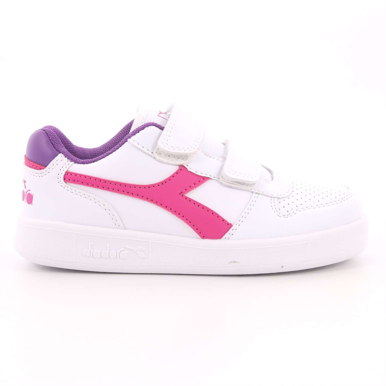 Scarpa Strappi + Elastico Diadora Bambina Bianco Scarpa Strappi + Elastico Diadora Bambina Bianco Scarpe 79 - 101.173300