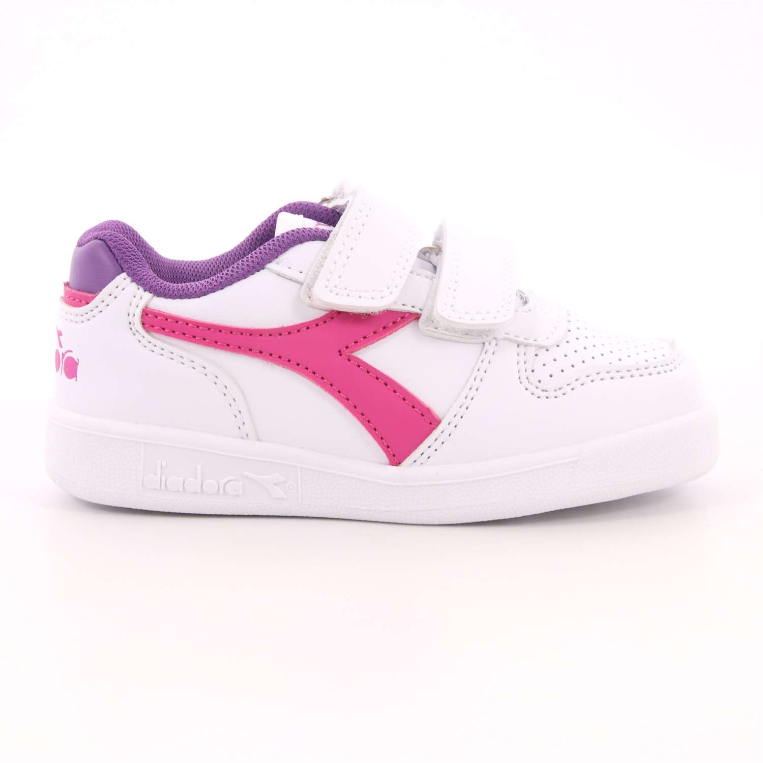 Scarpa Strappi + Elastico Diadora Bambina Bianco Scarpa Strappi + Elastico Diadora Bambina Bianco Scarpe 84 - 101.173302