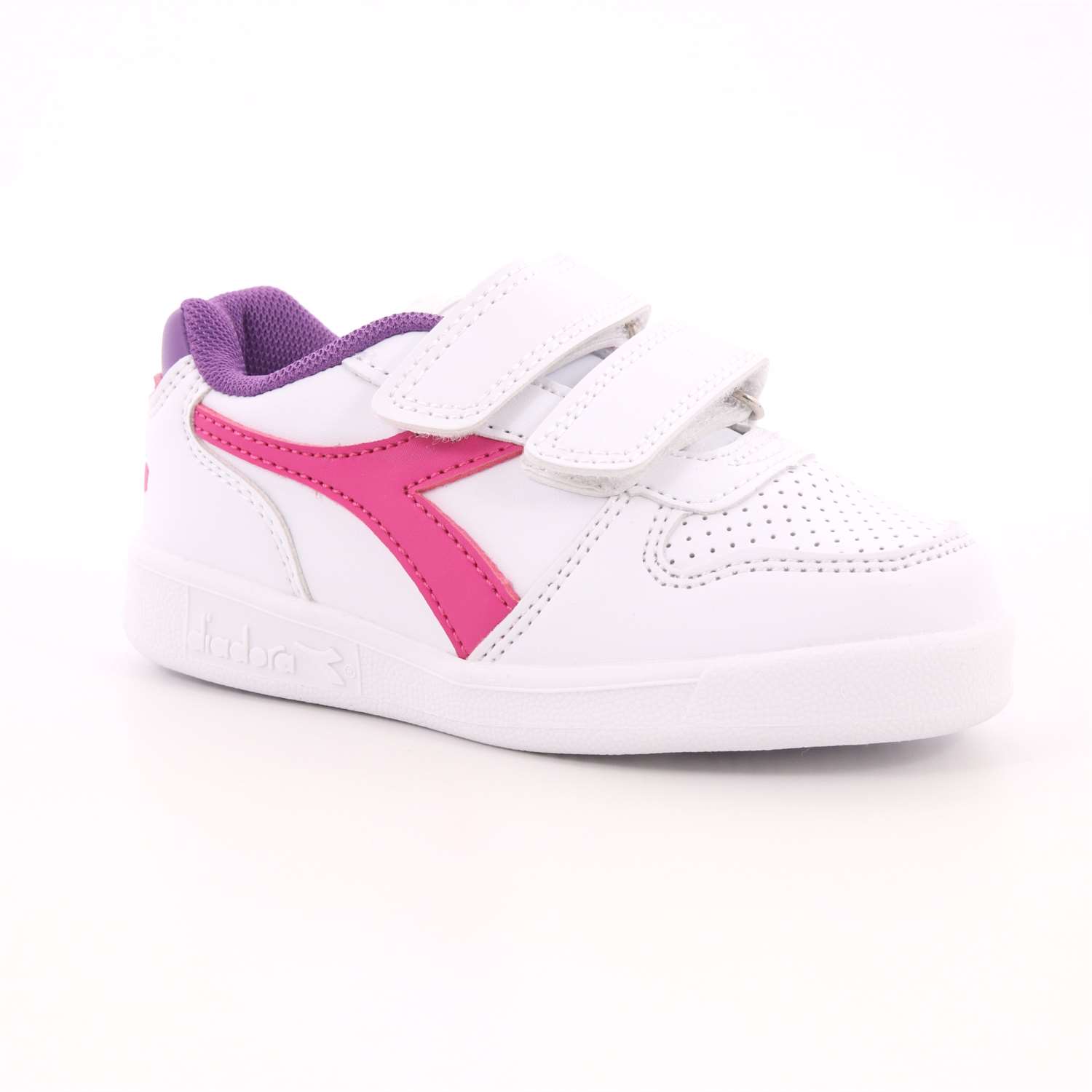 Scarpa Strappi + Elastico Diadora Bambina Bianco Scarpa Strappi + Elastico Diadora Bambina Bianco Scarpe 84 - 101.173302