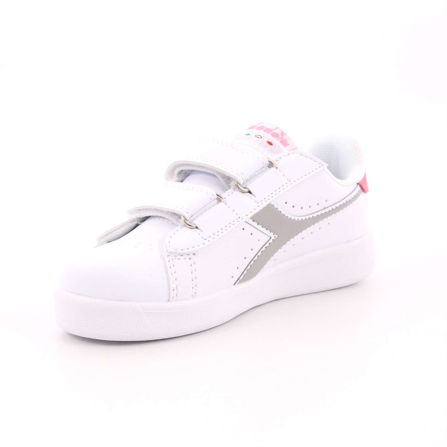 Scarpa Strappi + Elastico Diadora Bambina Bianco Scarpa Strappi + Elastico Diadora Bambina Bianco Scarpe 88 - 101.173324