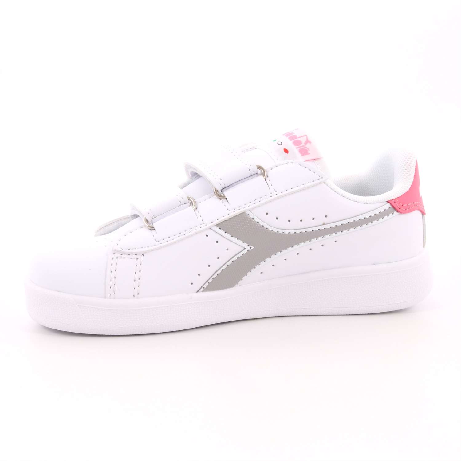 Scarpa Strappi + Elastico Diadora Bambina Bianco Scarpa Strappi + Elastico Diadora Bambina Bianco Scarpe 88 - 101.173324