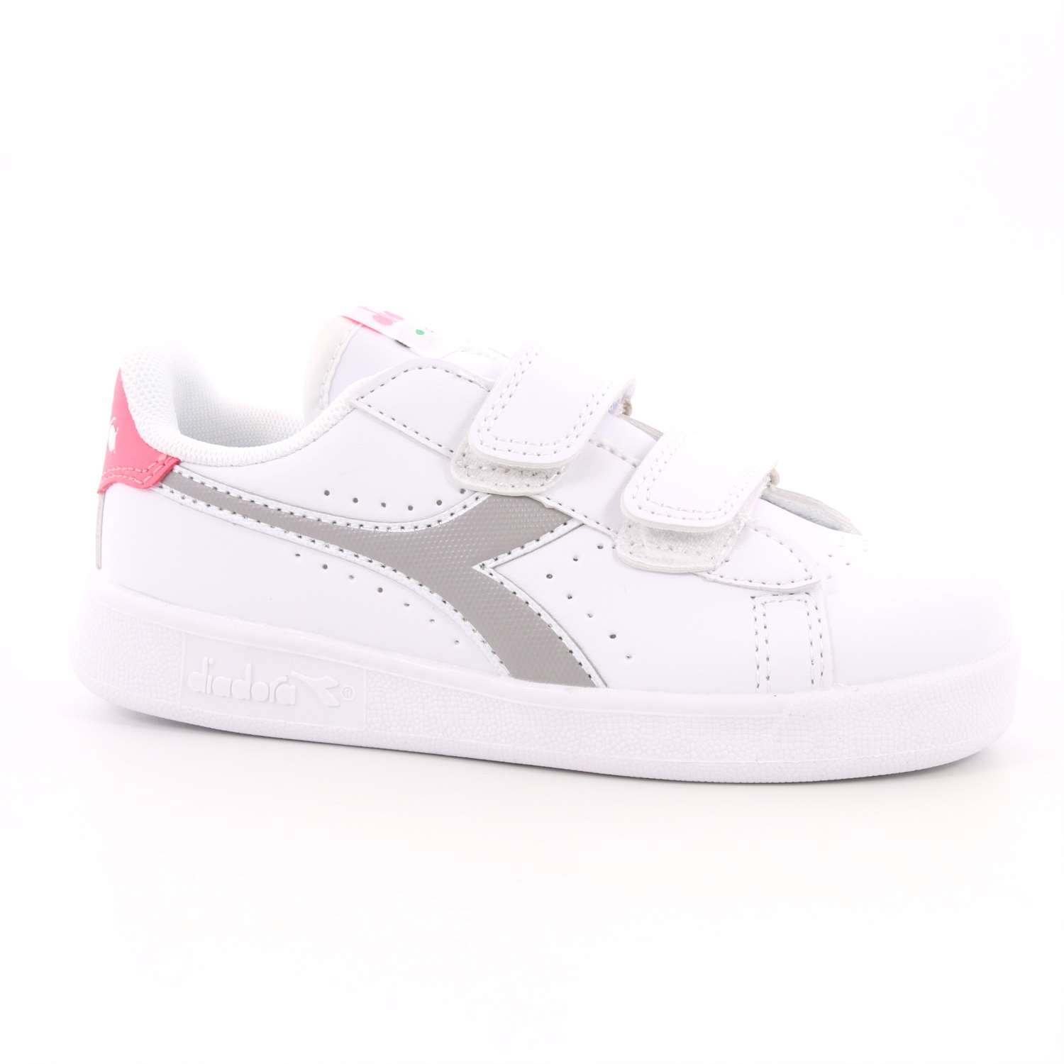 Scarpa Strappi + Elastico Diadora Bambina Bianco Scarpa Strappi + Elastico Diadora Bambina Bianco Scarpe 88 - 101.173324