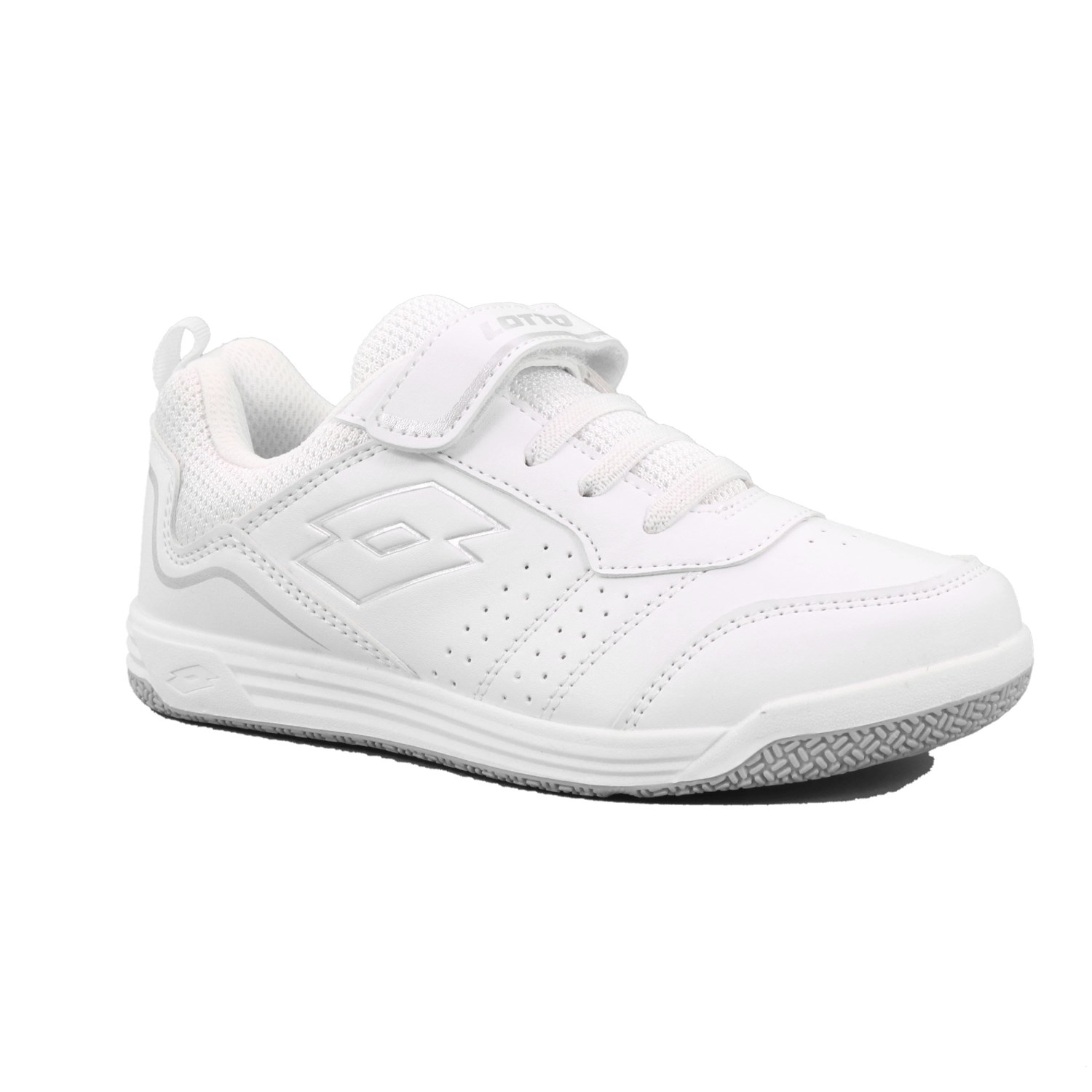 Scarpa Strappi + Elastico Lotto Bambino Bianco Scarpa Strappi + Elastico Lotto Bambino Bianco Scarpe 116 - 211884