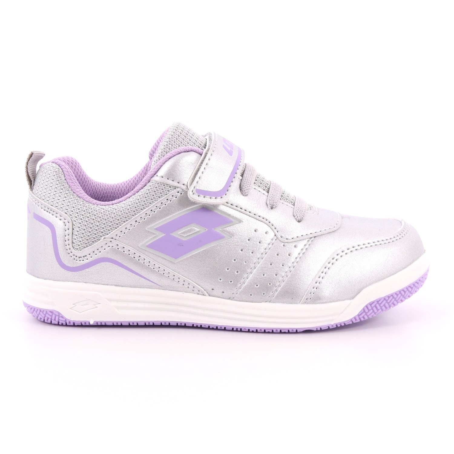Scarpa Strappi + Elastico Lotto Bambina Argento Scarpa Strappi + Elastico Lotto Bambina Argento Scarpe 121 - 211884