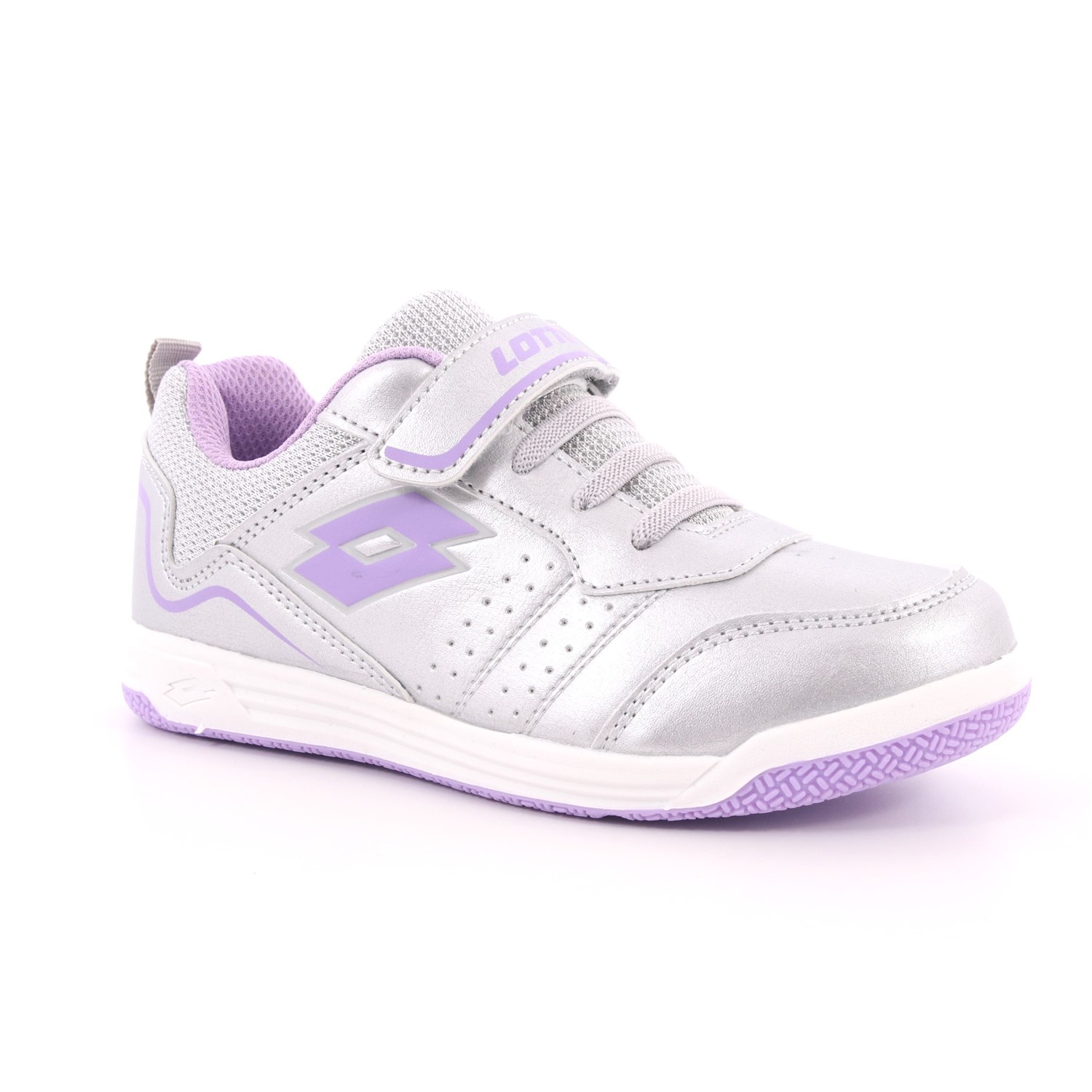 Scarpa Strappi + Elastico Lotto Bambina Argento Scarpa Strappi + Elastico Lotto Bambina Argento Scarpe 121 - 211884
