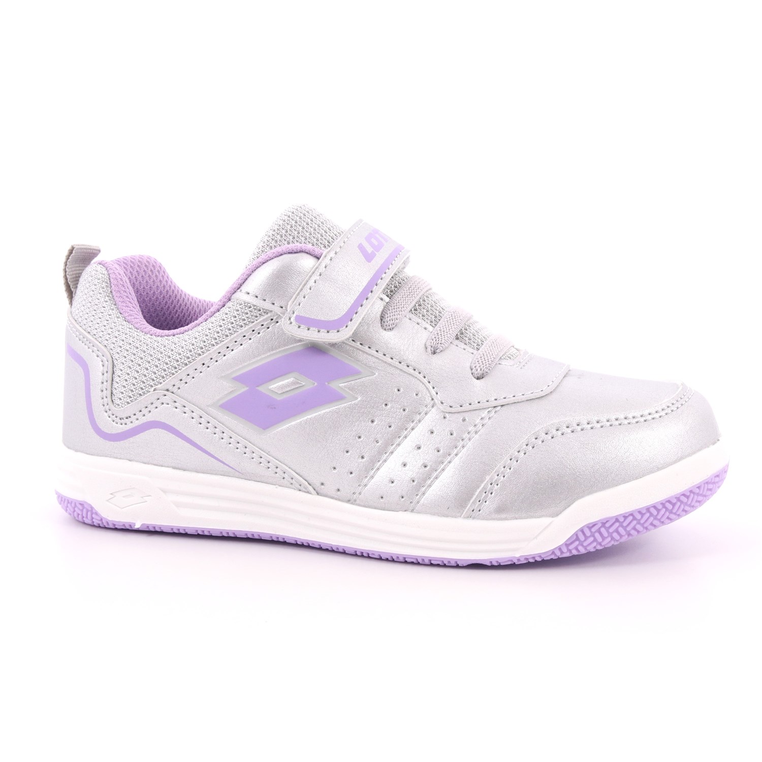 Scarpa Strappi + Elastico Lotto Bambina Argento Scarpa Strappi + Elastico Lotto Bambina Argento Scarpe 121 - 211884