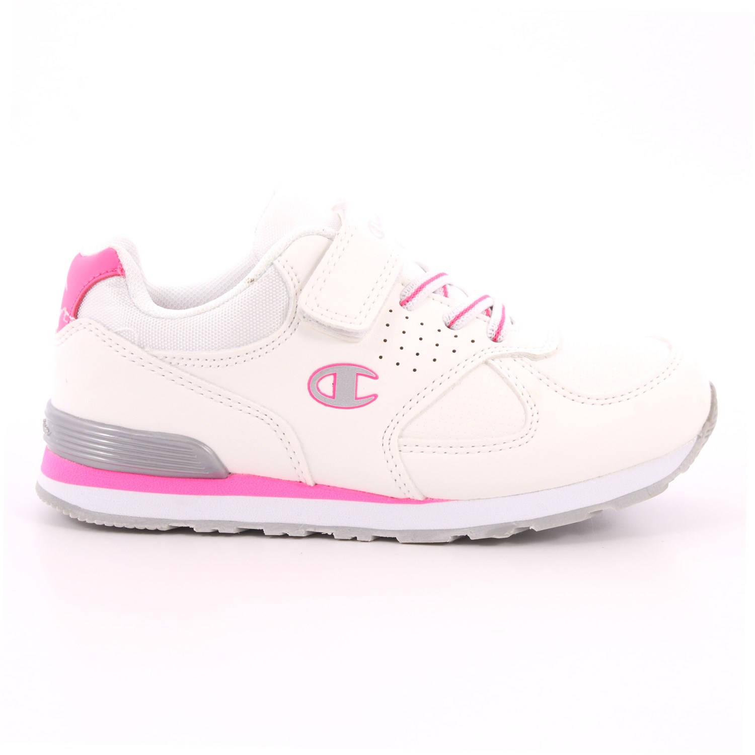 Scarpa Strappi + Elastico Champion Bambina Bianco Scarpa Strappi + Elastico Champion Bambina Bianco Scarpe 545 - S31409
