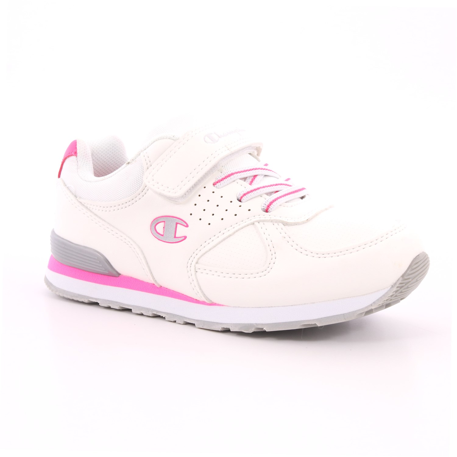 Scarpa Strappi + Elastico Champion Bambina Bianco Scarpa Strappi + Elastico Champion Bambina Bianco Scarpe 545 - S31409