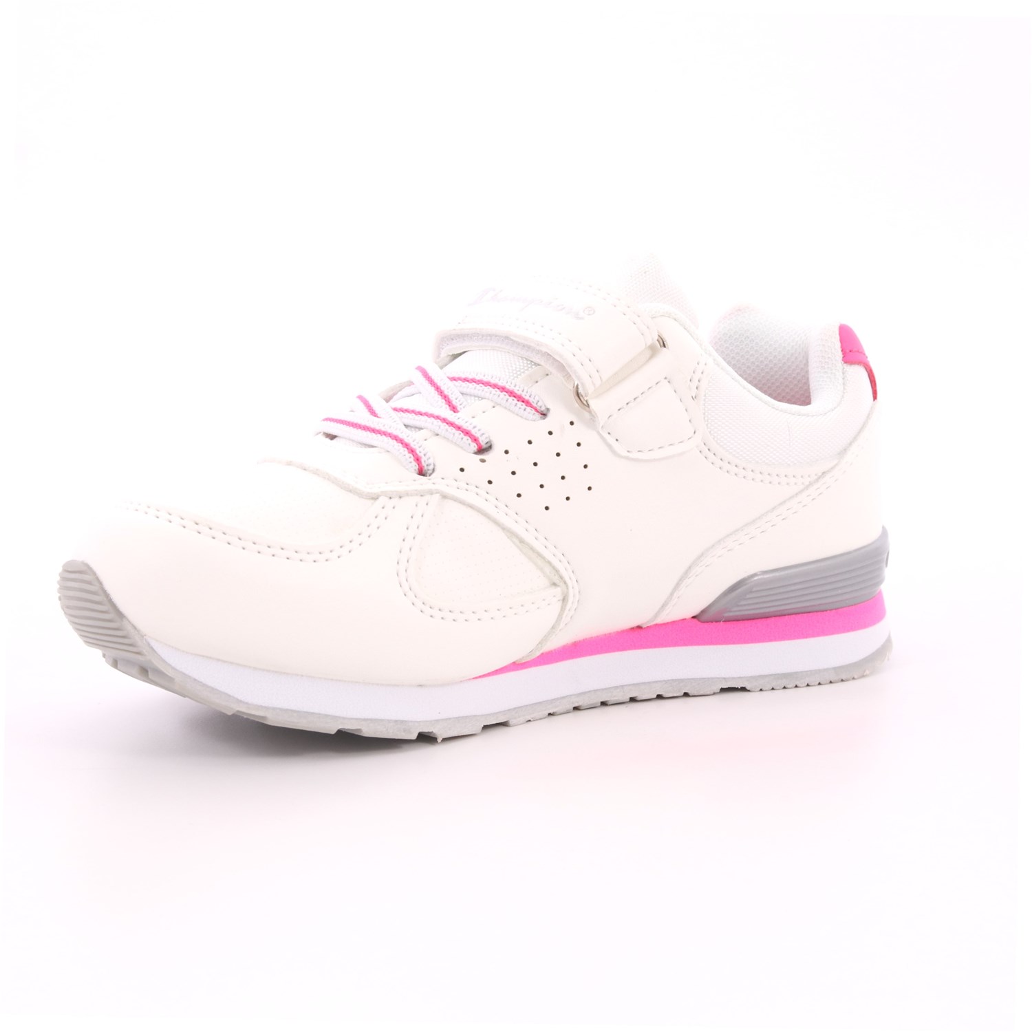 Scarpa Strappi + Elastico Champion Bambina Bianco Scarpa Strappi + Elastico Champion Bambina Bianco Scarpe 545 - S31409