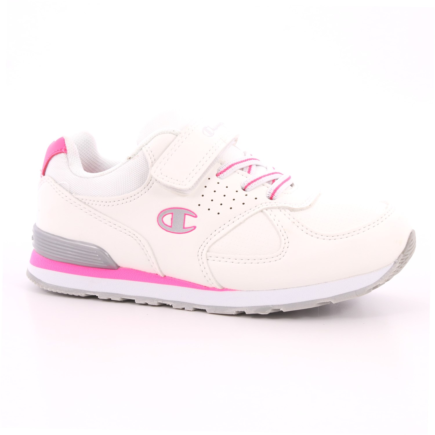 Scarpa Strappi + Elastico Champion Bambina Bianco Scarpa Strappi + Elastico Champion Bambina Bianco Scarpe 545 - S31409