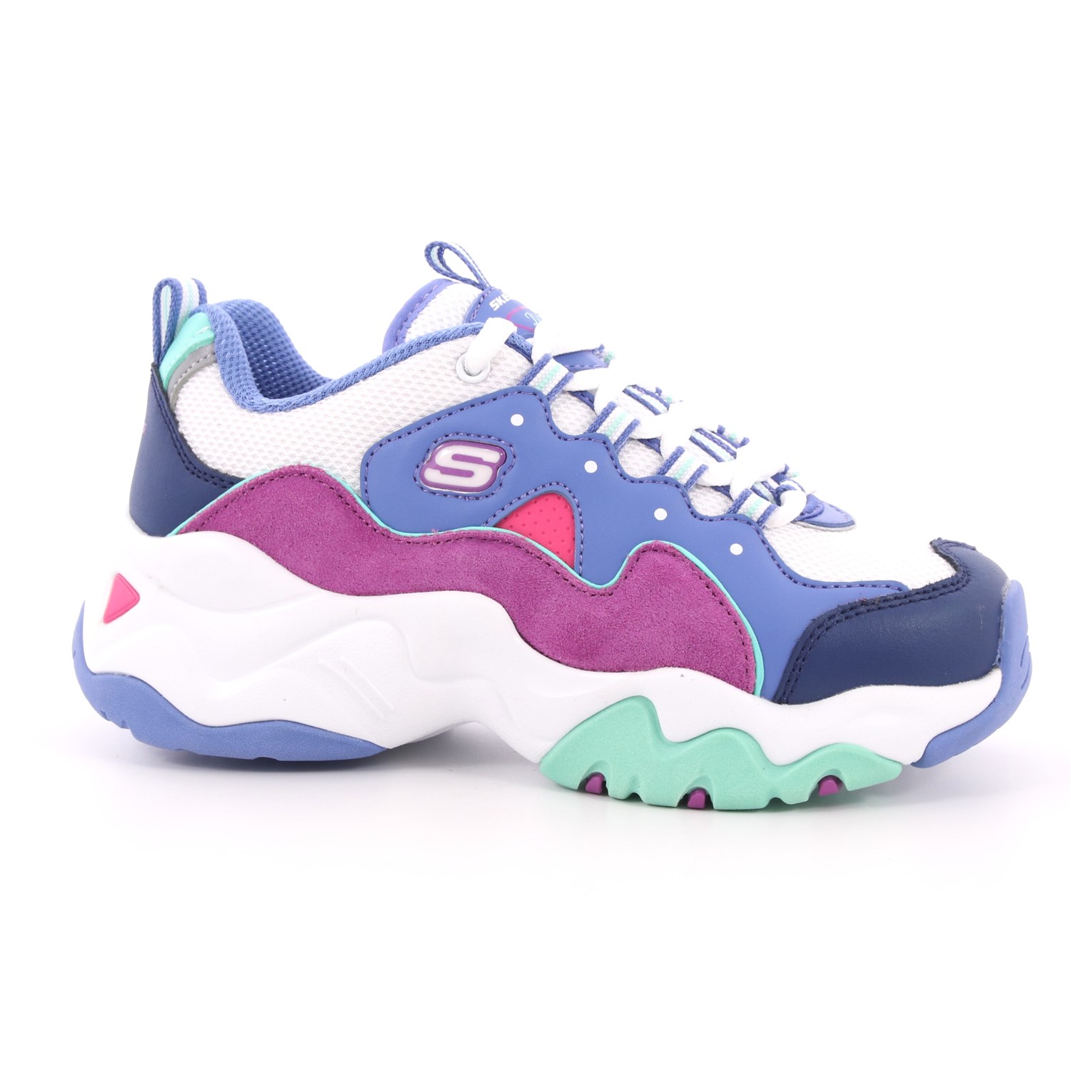 Scarpa Allacciata Skechers Bambina Multicolor Scarpa Allacciata Skechers Bambina Multicolor Scarpe 81 - 80443L