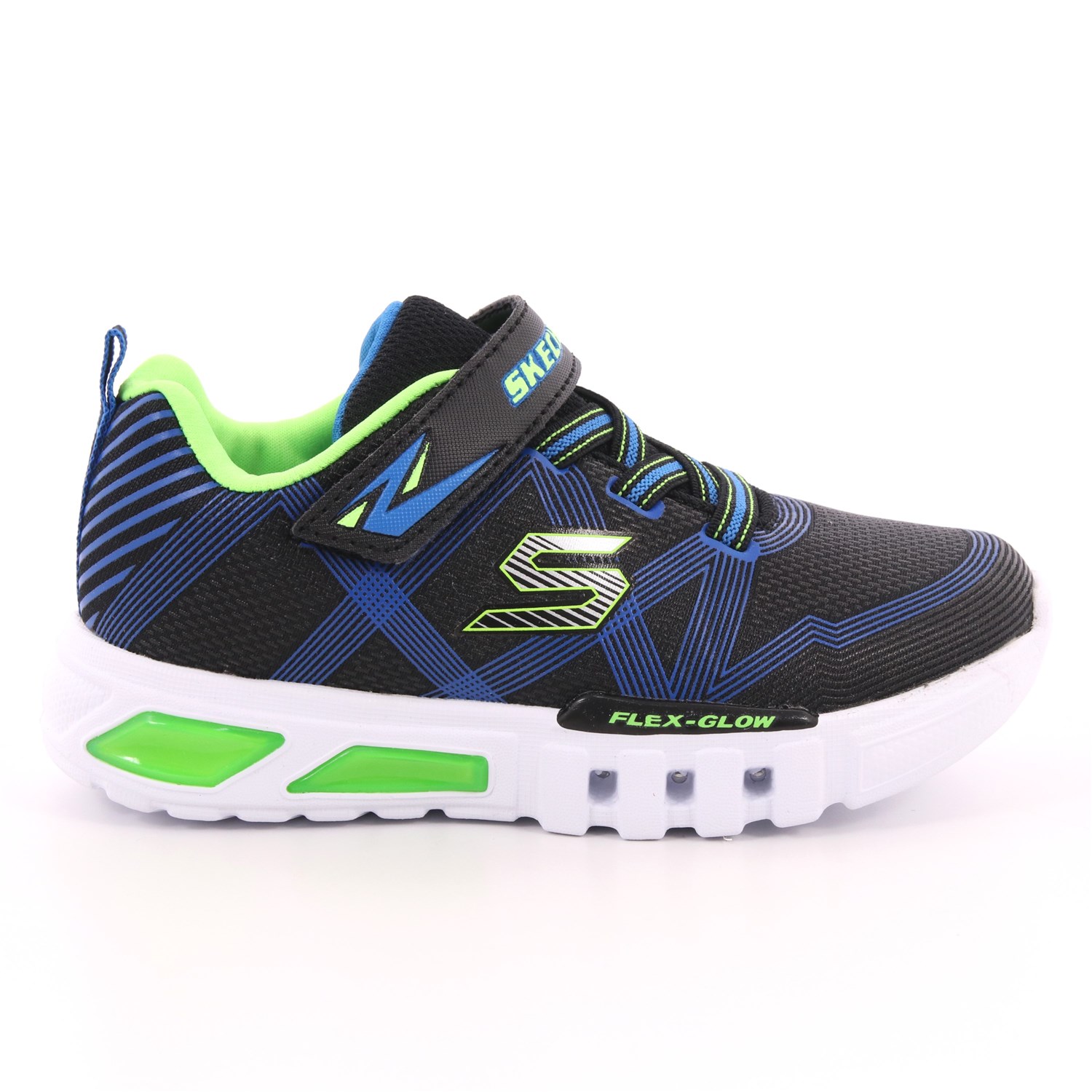 Scarpa Strappi + Elastico Skechers Bambino Blu Scarpa Strappi + Elastico Skechers Bambino Blu Scarpe 91 - 90542N