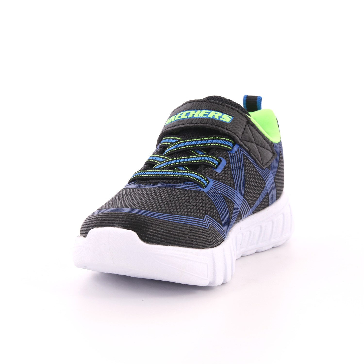 Scarpa Strappi + Elastico Skechers Bambino Blu Scarpa Strappi + Elastico Skechers Bambino Blu Scarpe 91 - 90542N
